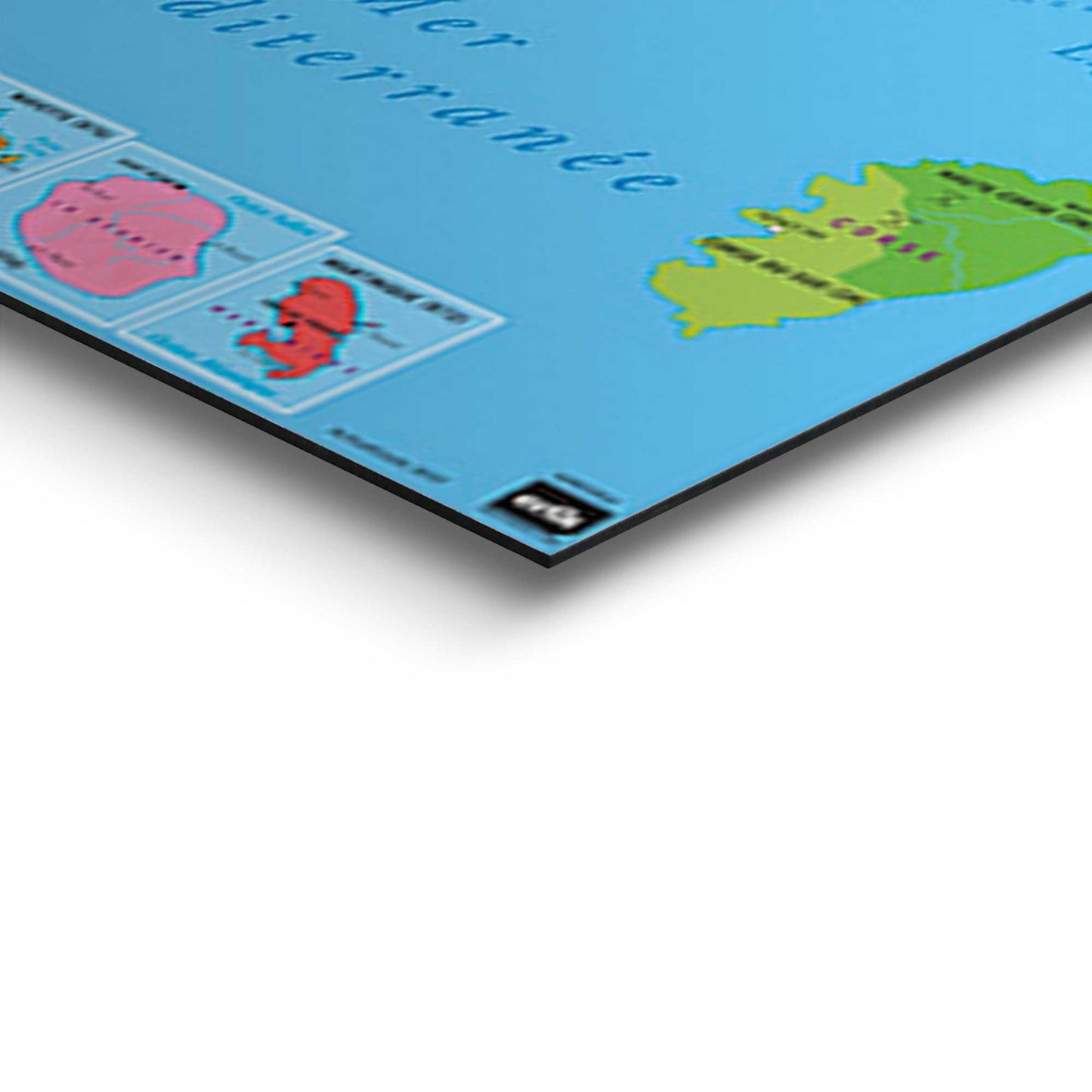 Wall Art Panel Map of France 90x60