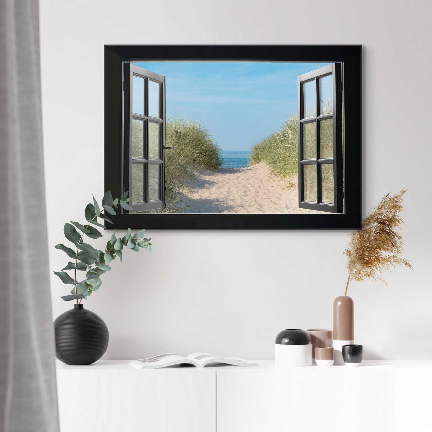Framed Poster Ocean view 50x70