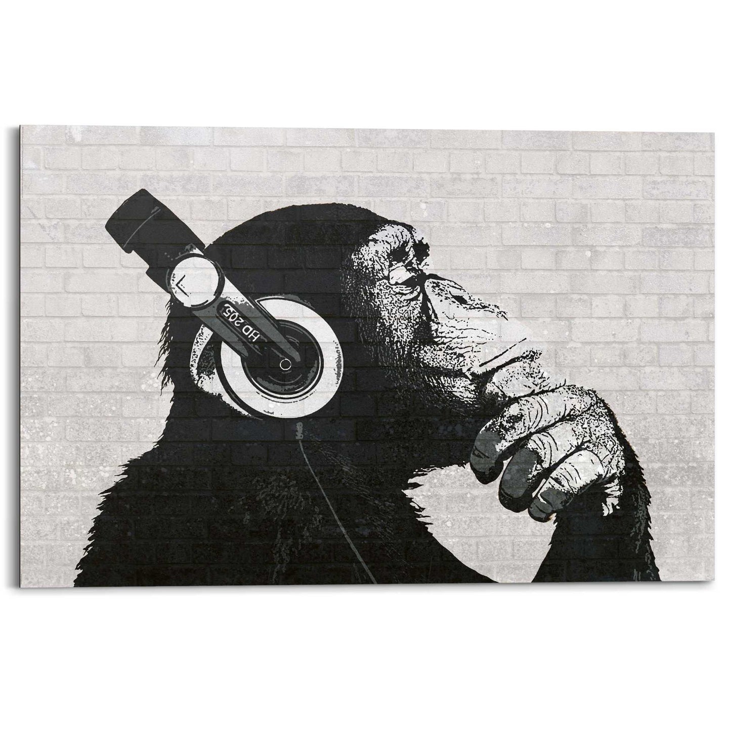 Wall Art Panel Monkey beats 60x90