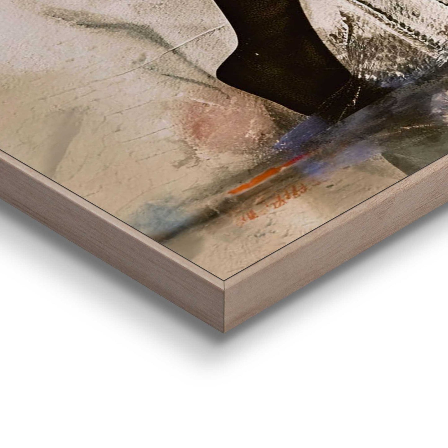 Framed Poster Balloon Girl Bright - warm 70x50