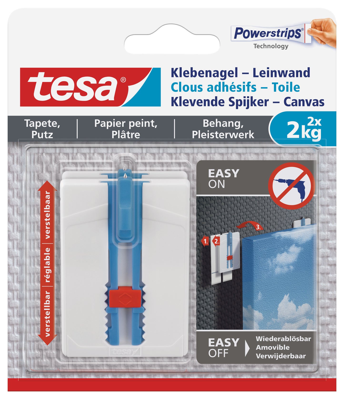 Tesa Adhesive Nail 2 pcs