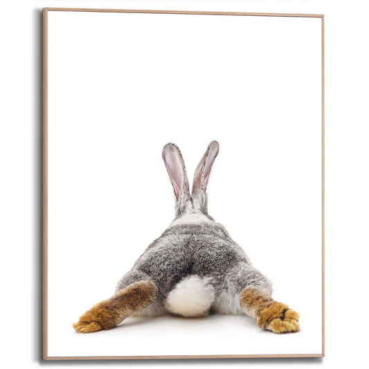 Framed in Wood Rabbit