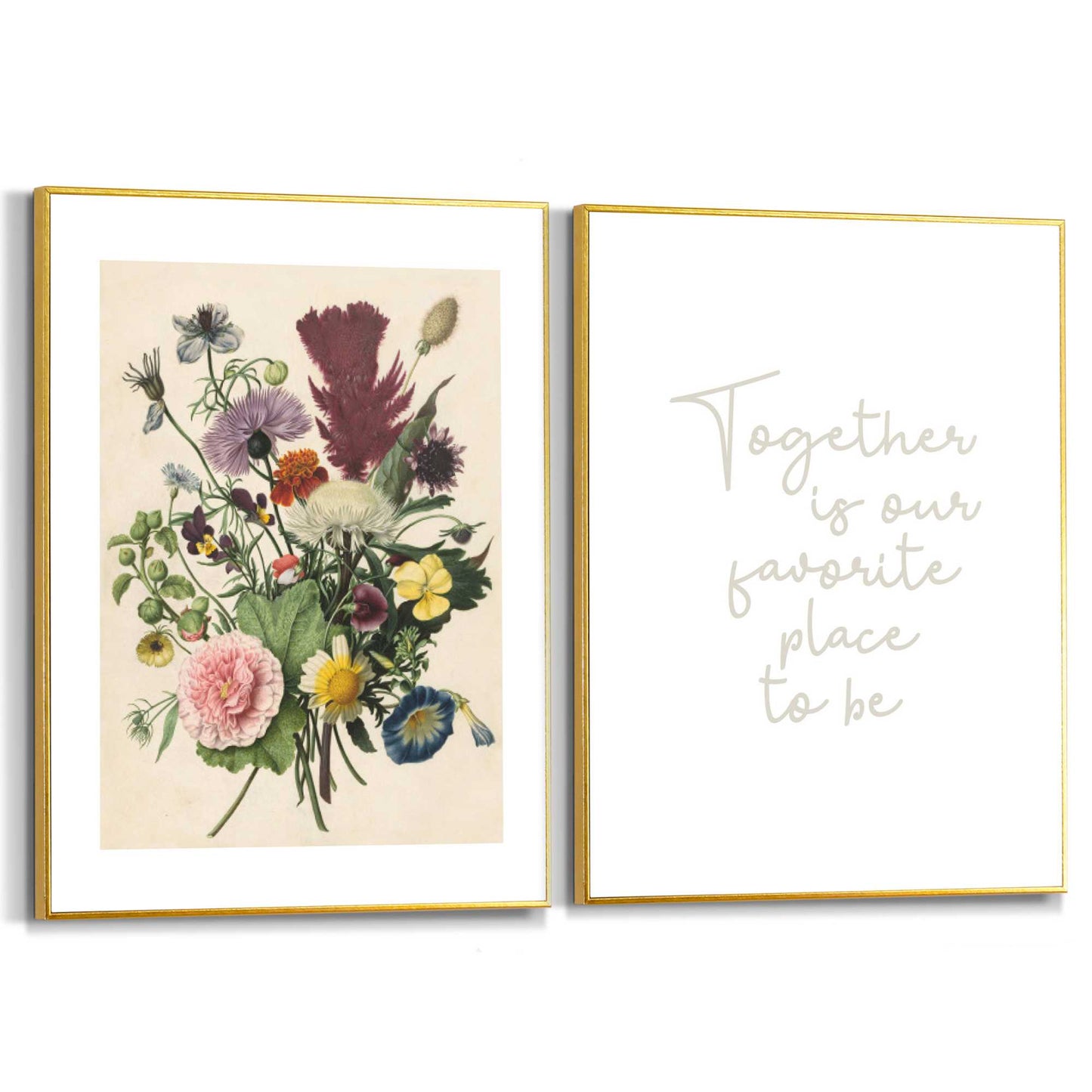 Framed in Gold Favourite Flowers