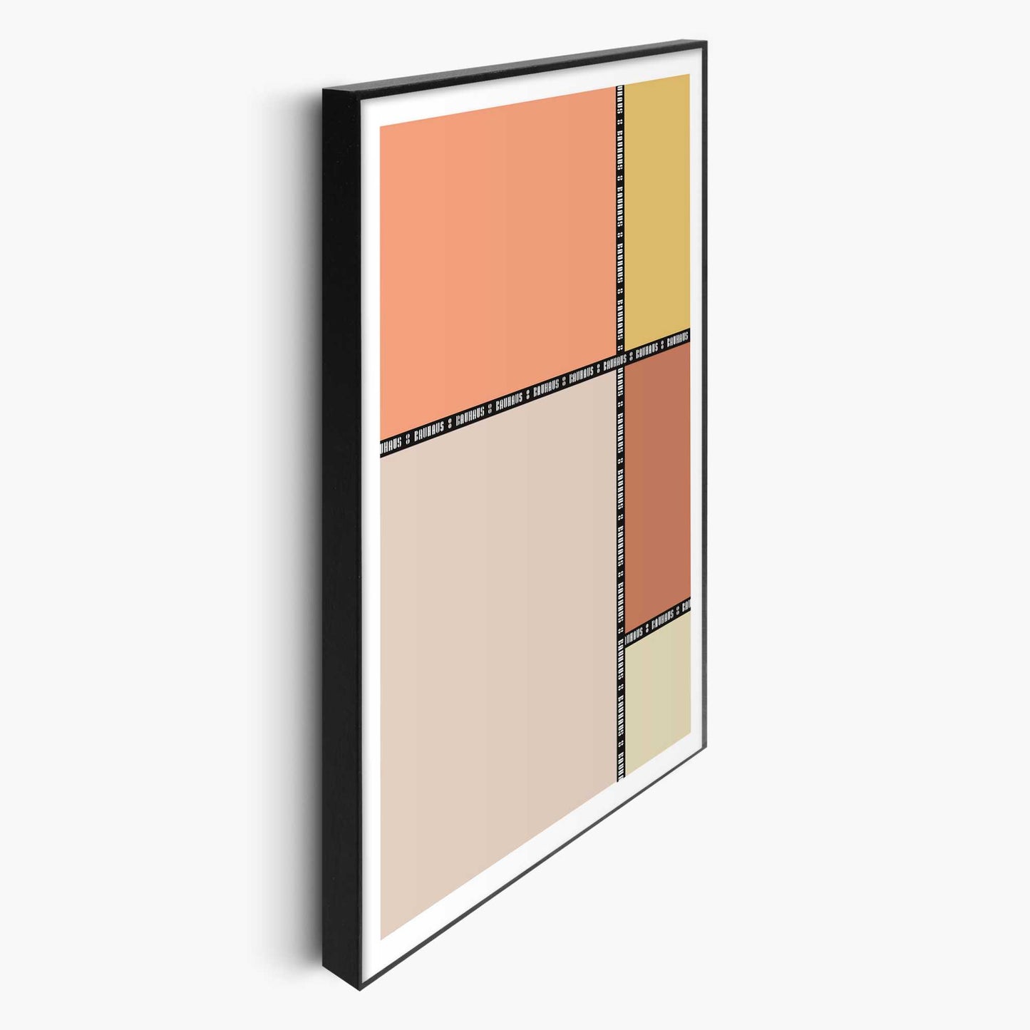 Framed in Black Blushing Squares