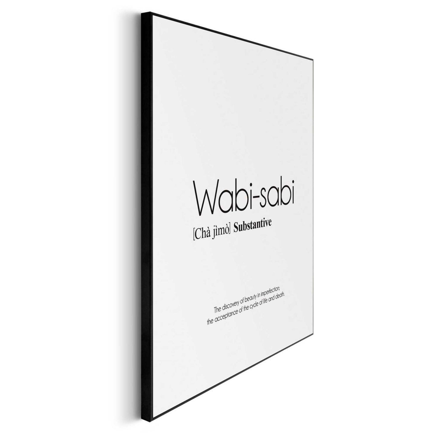 Framed in Black Wabi Sabi