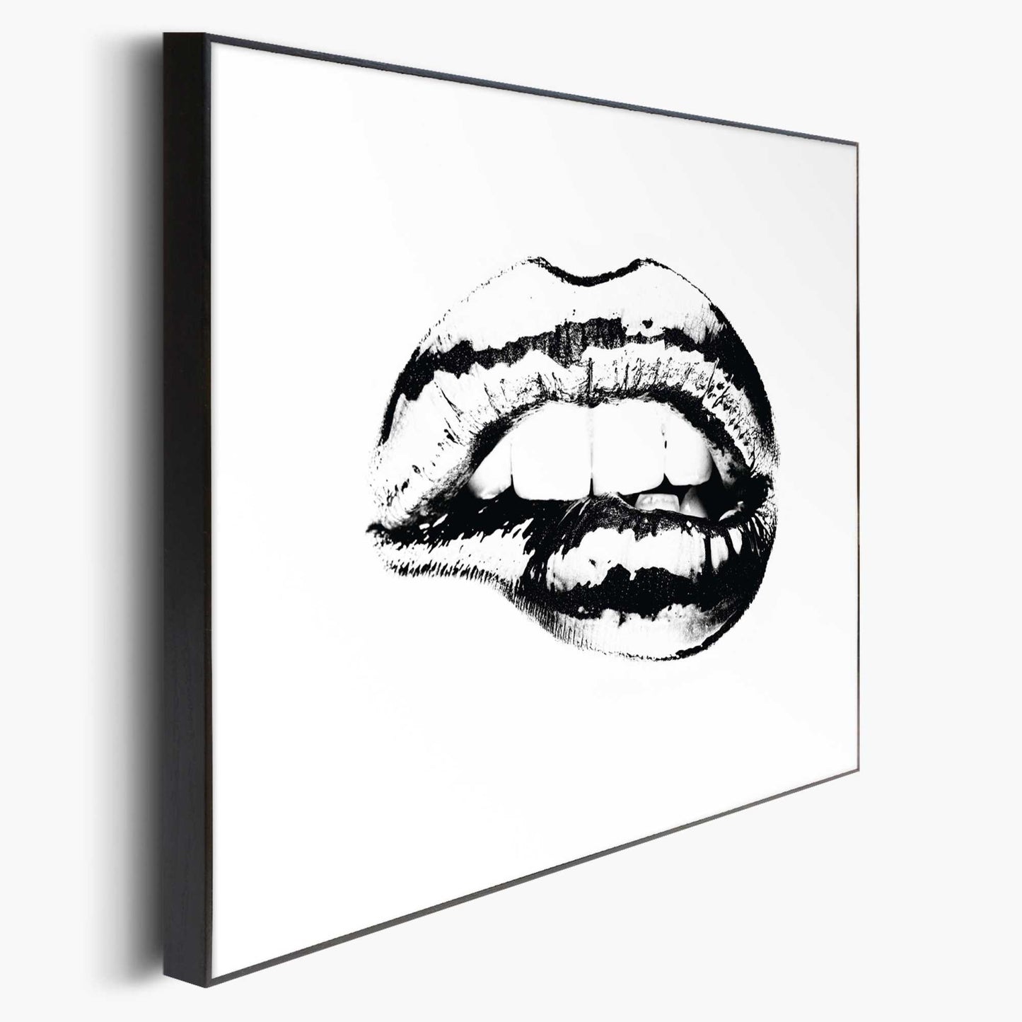 Framed in Black Hot Lips