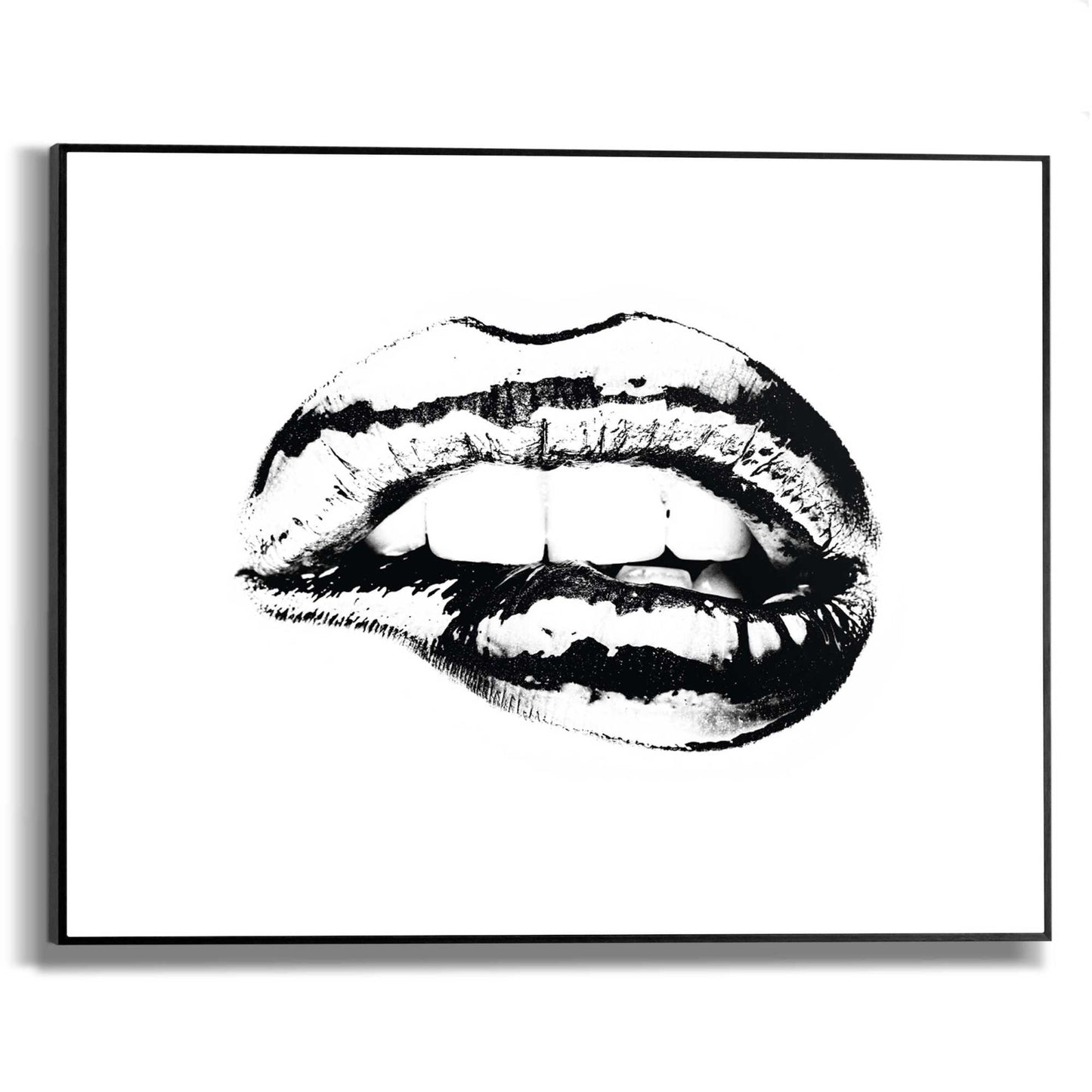 Framed in Black Hot Lips