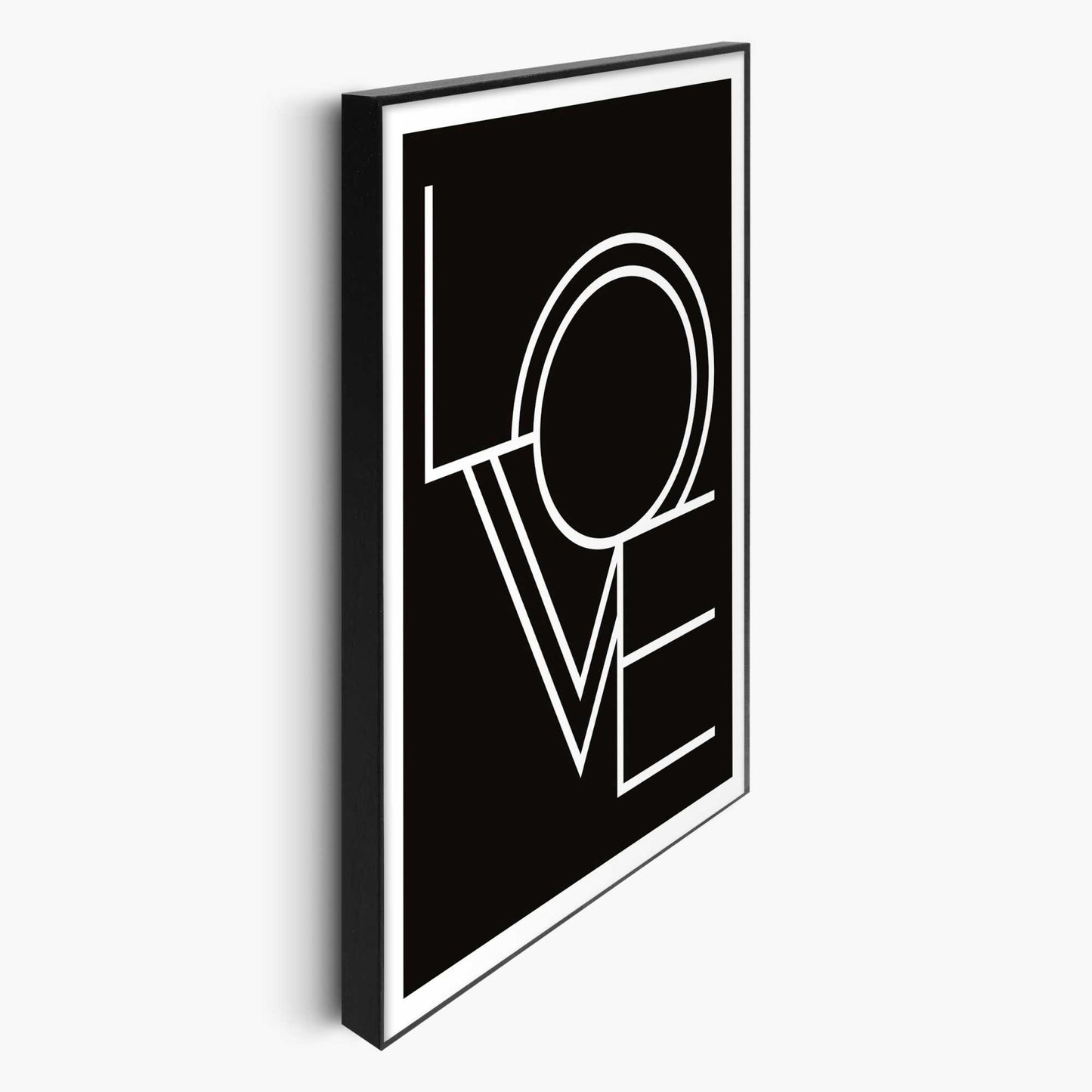 Framed in Black Typed Love