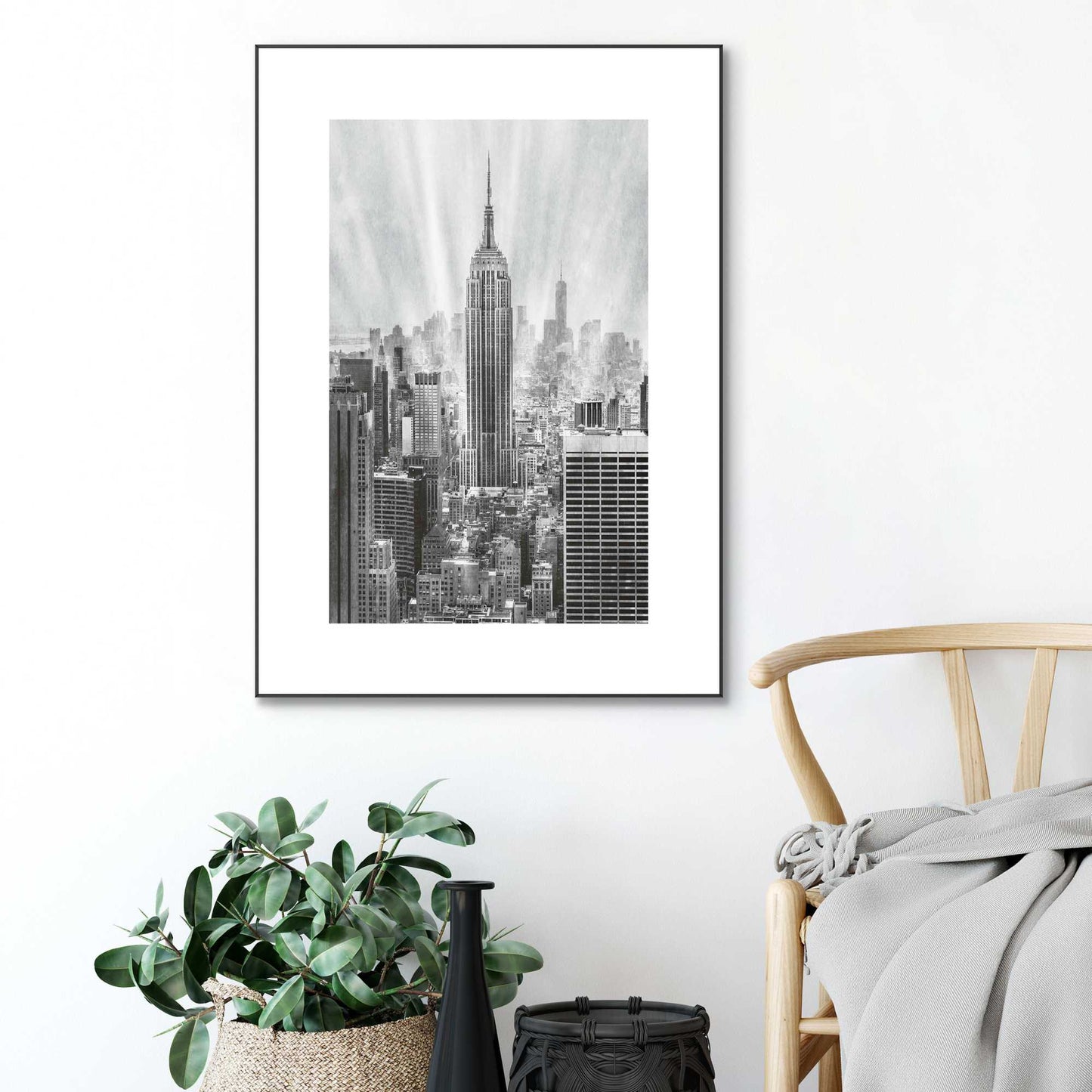Framed in Black Skyline