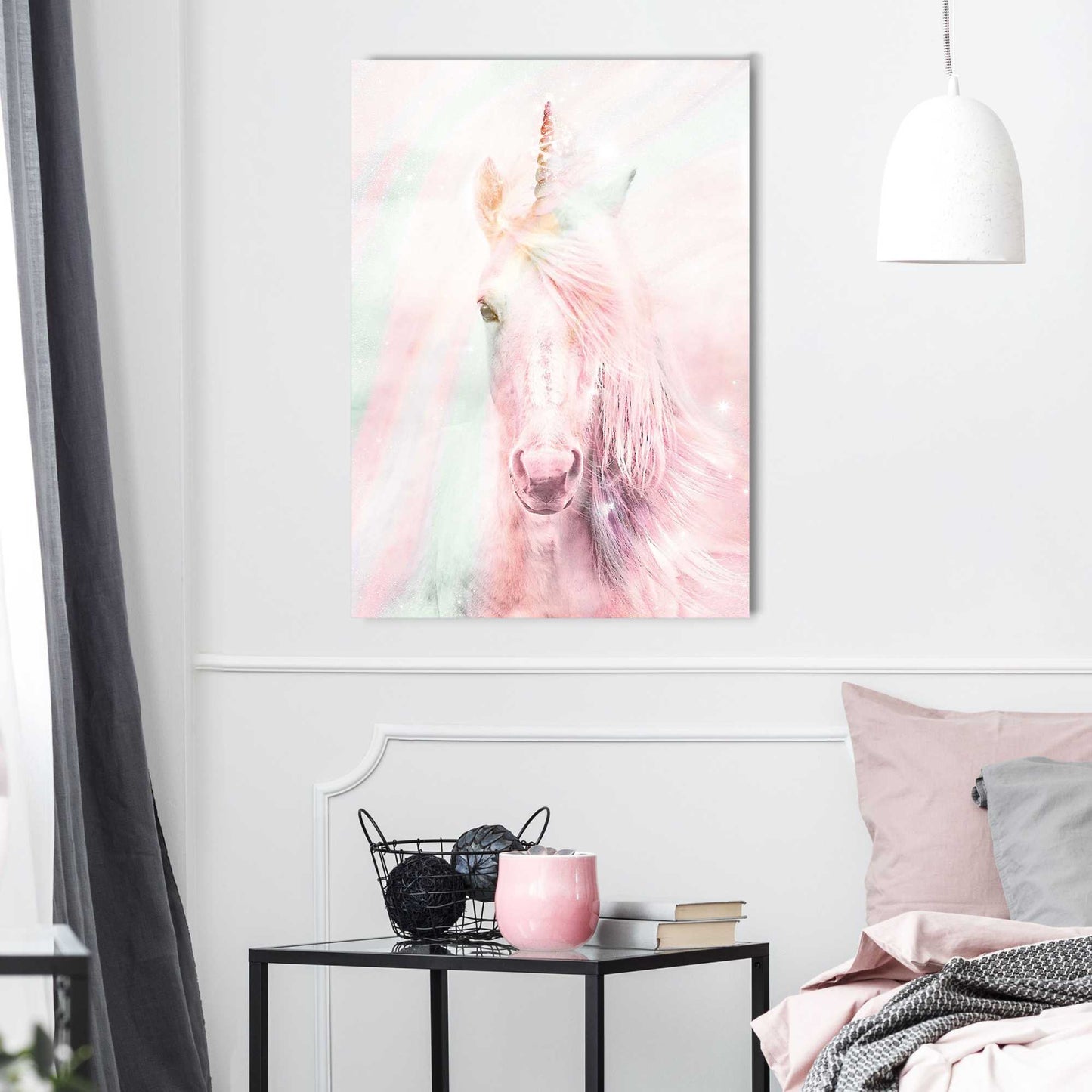 Canvas Unicorn Disco