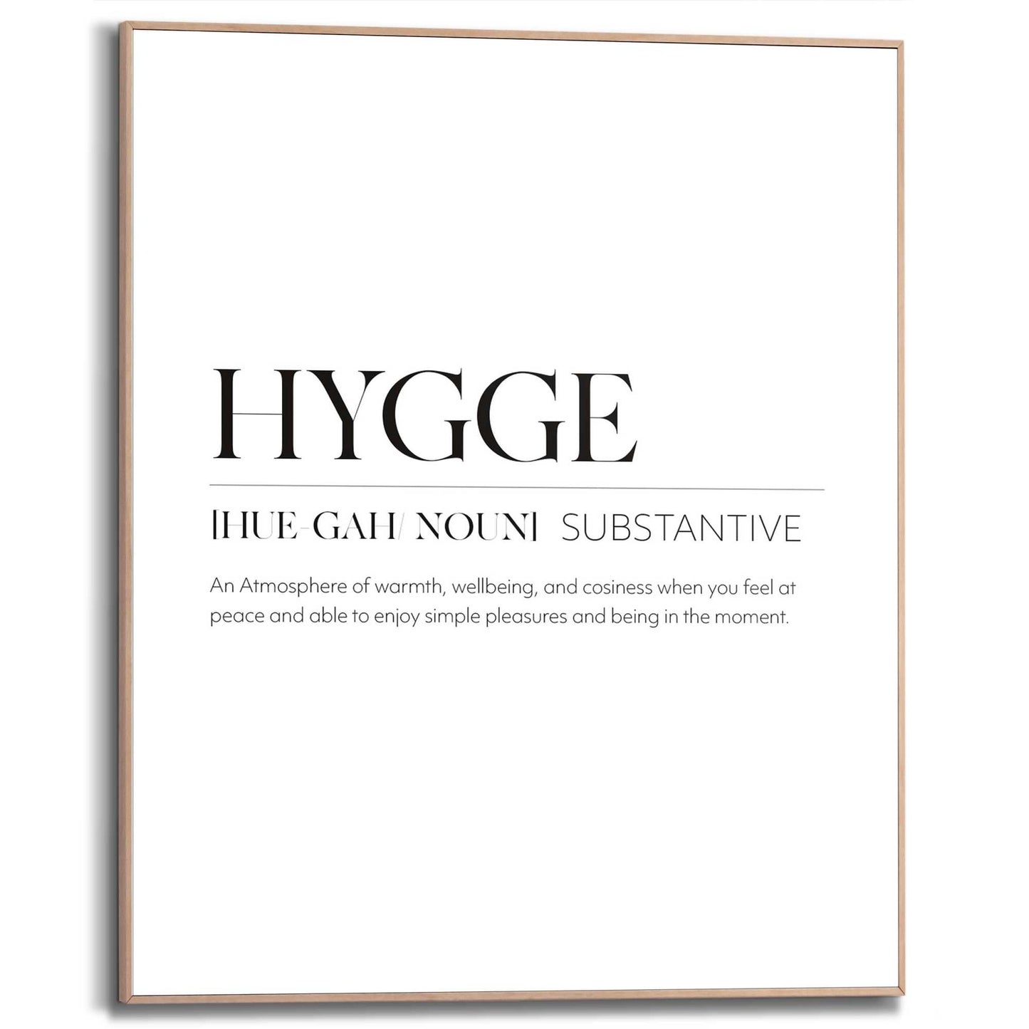 Framed in Wood Hygge