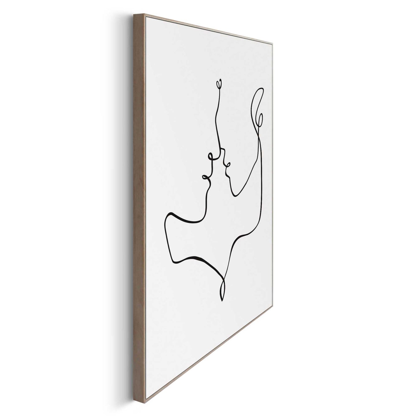 Framed in Wood Facing Lines