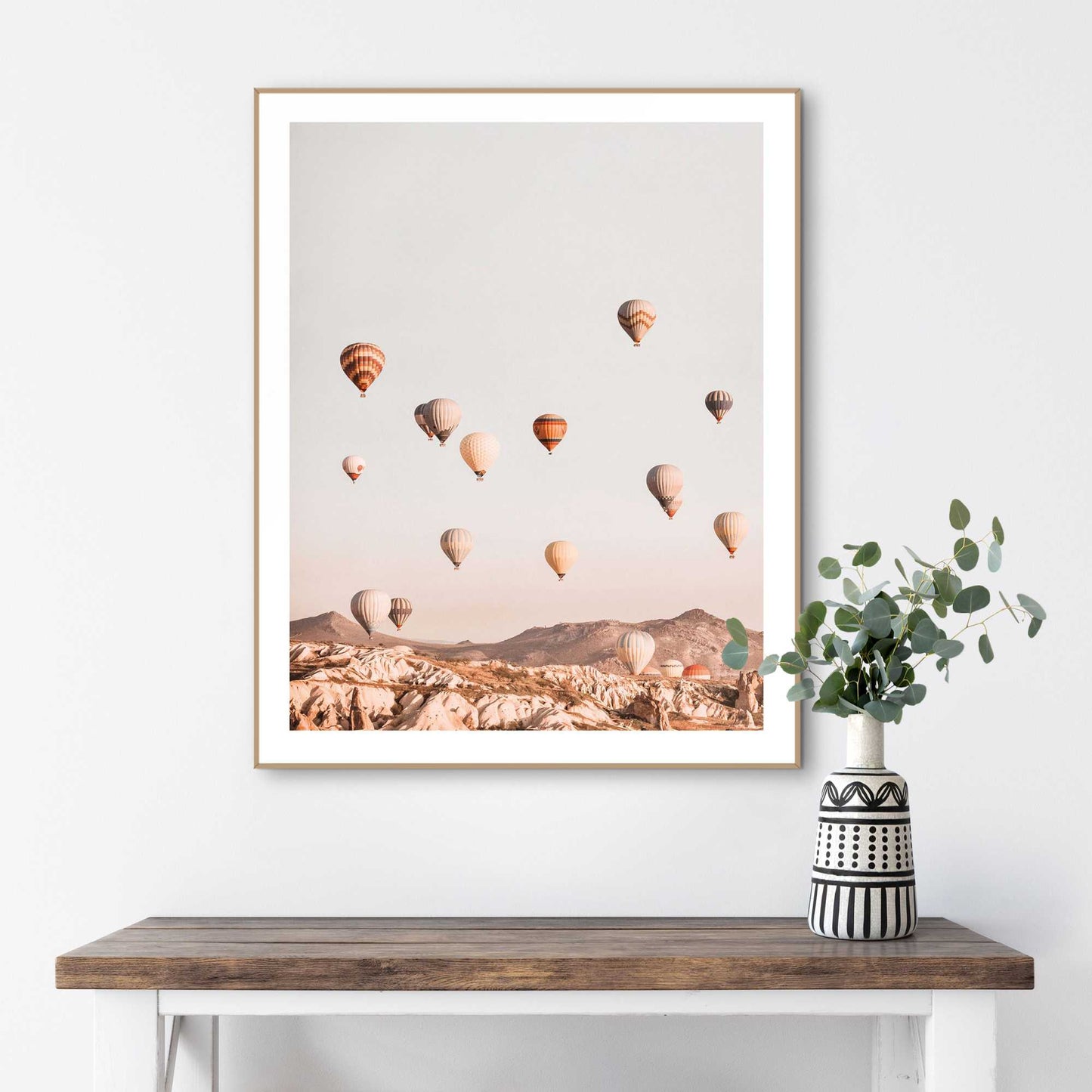 Framed in Wood High Balloons
