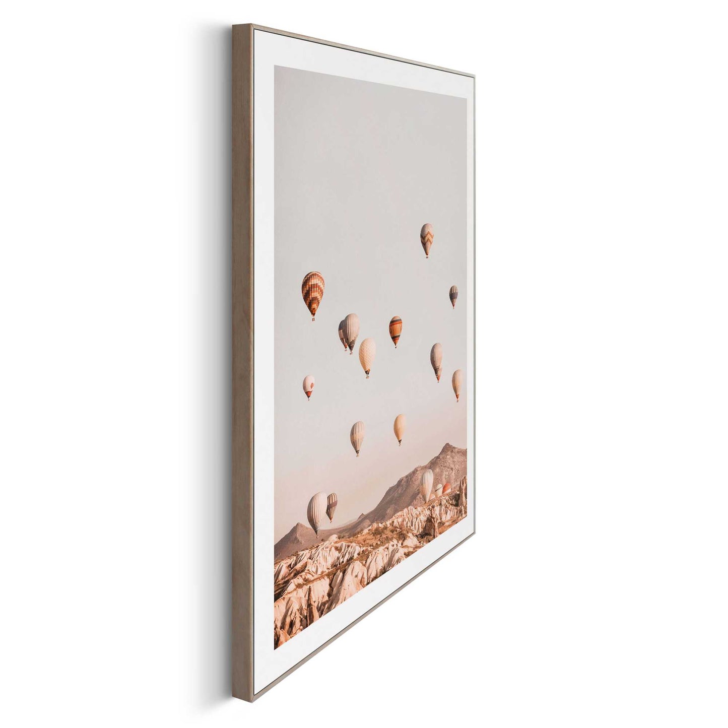 Framed in Wood High Balloons