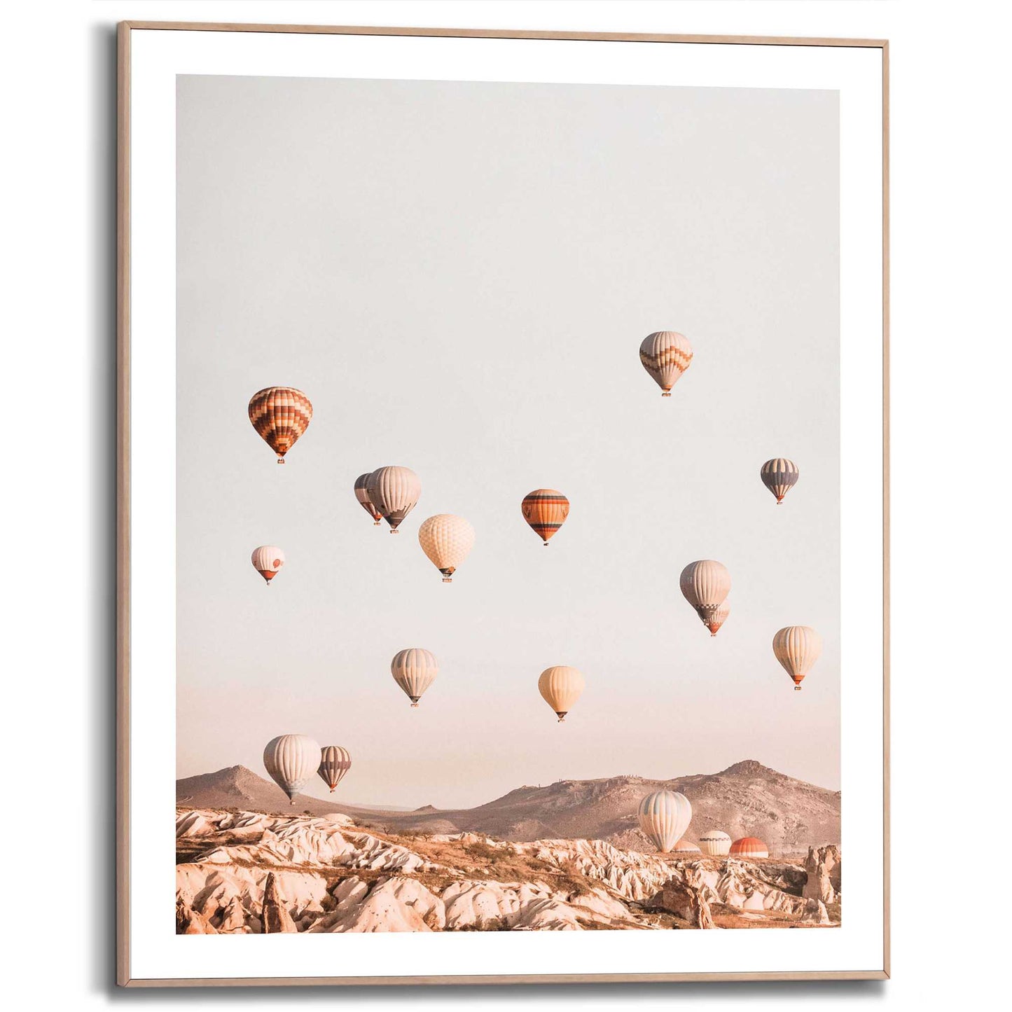 Framed in Wood High Balloons