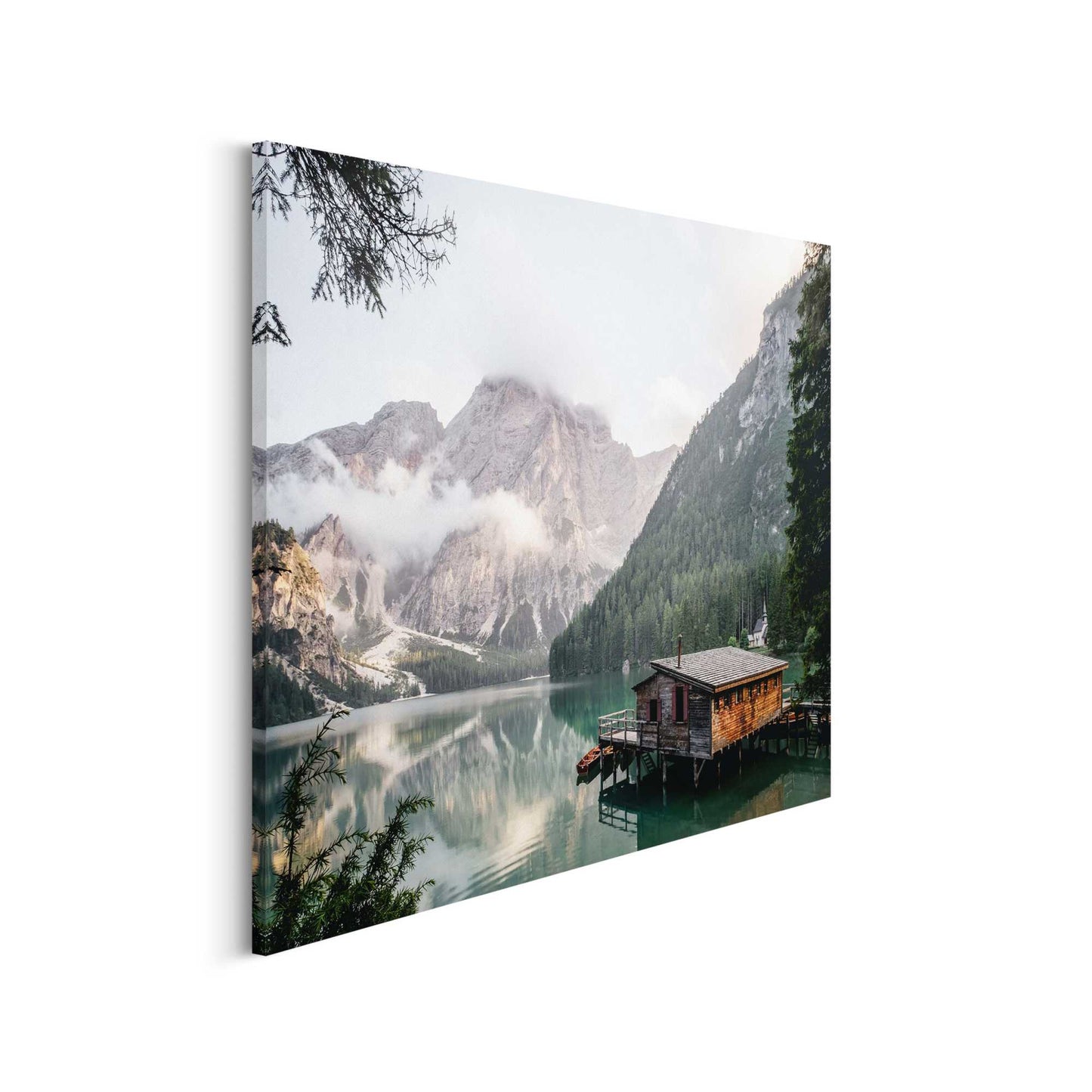 Canvas Mountain Lake Cabin