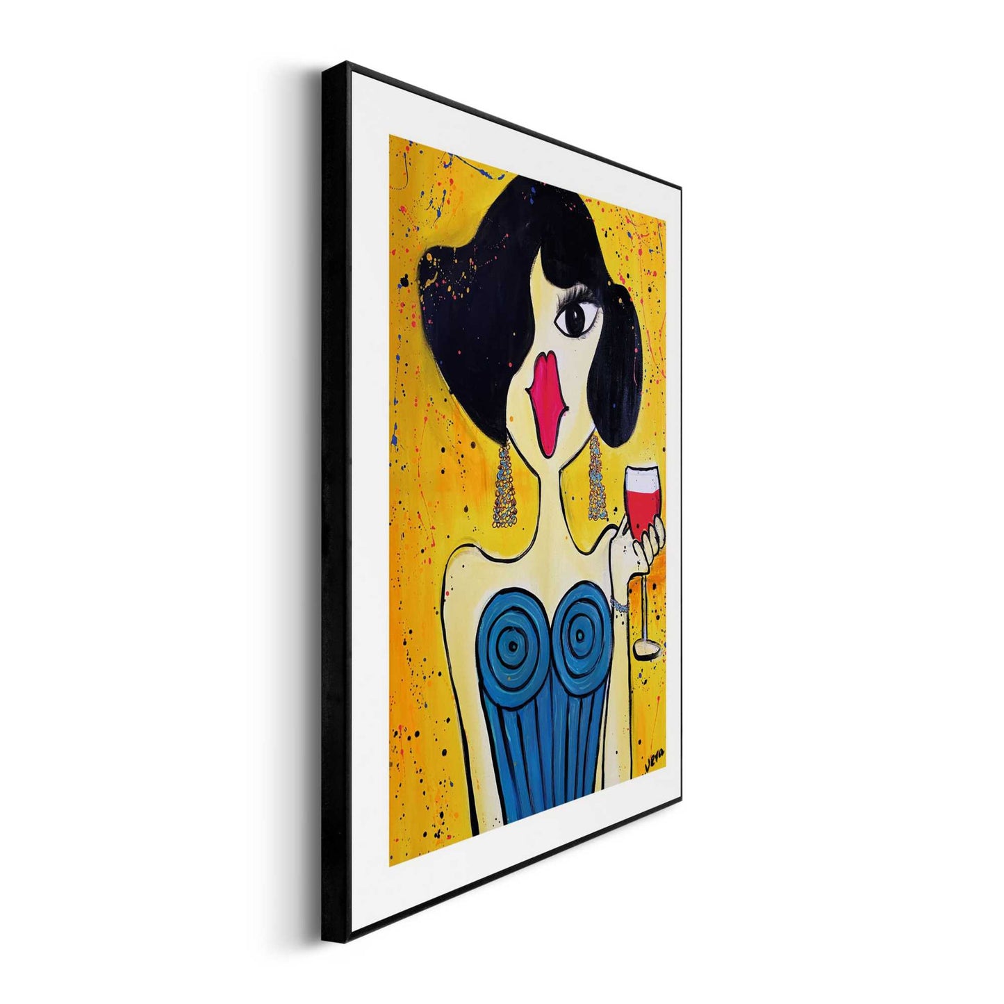 Framed in Black Cheers to Wine in Saint Tropez