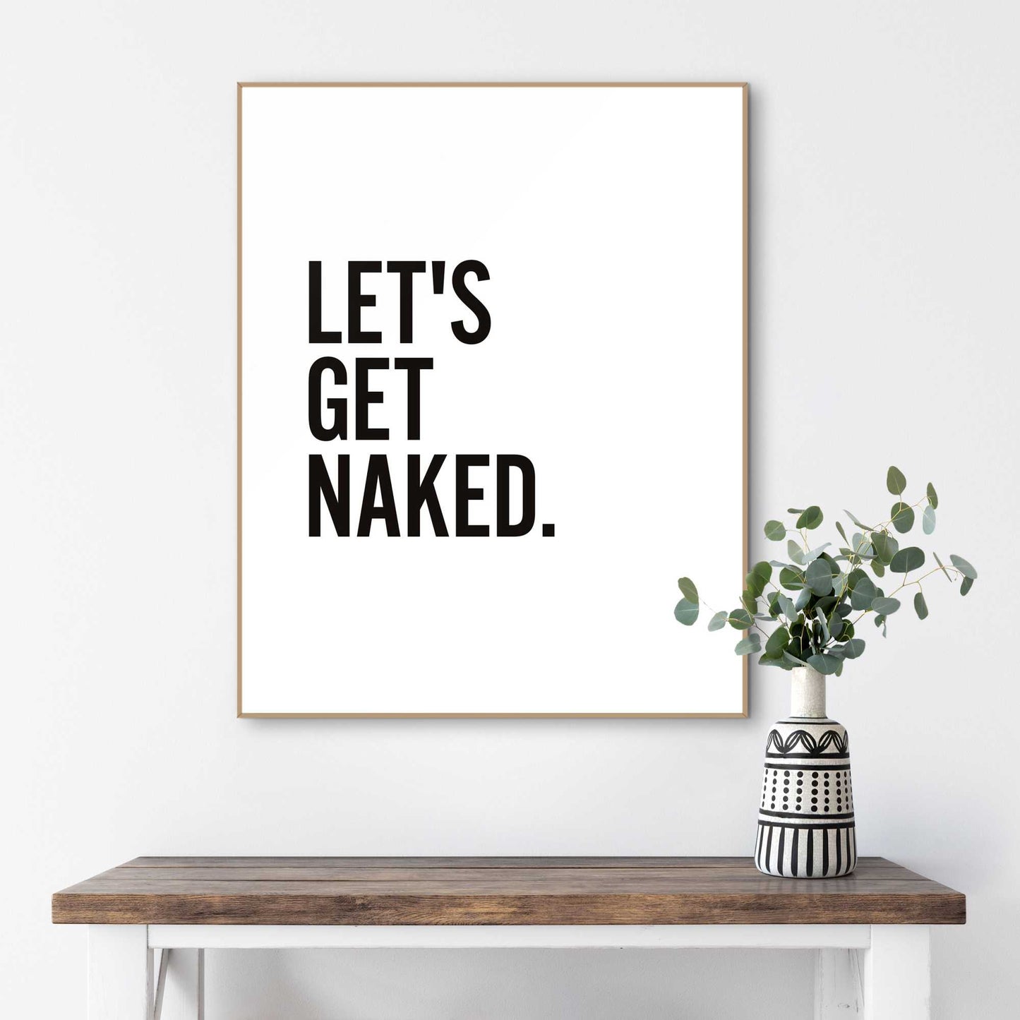 Framed in Wood Naked
