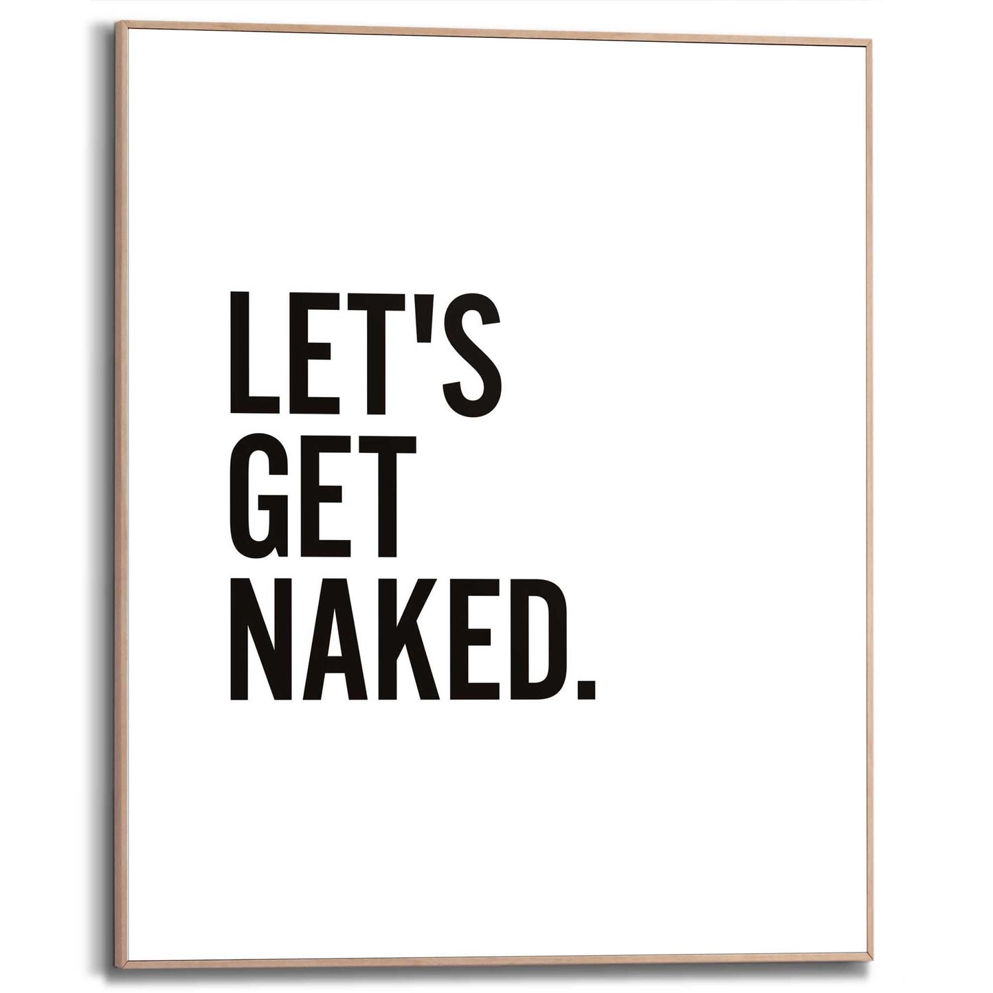 Framed in Wood Naked