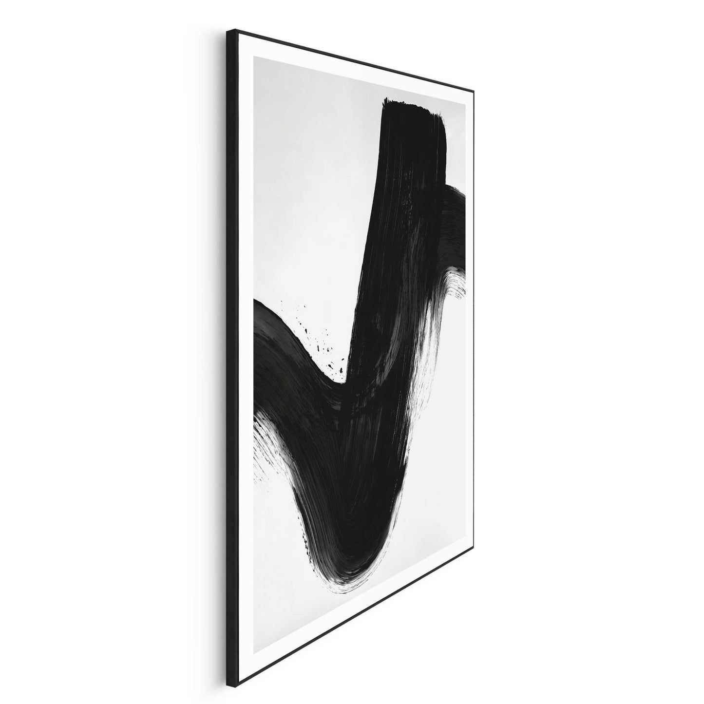 Framed in Black Paint Stripes 70x50