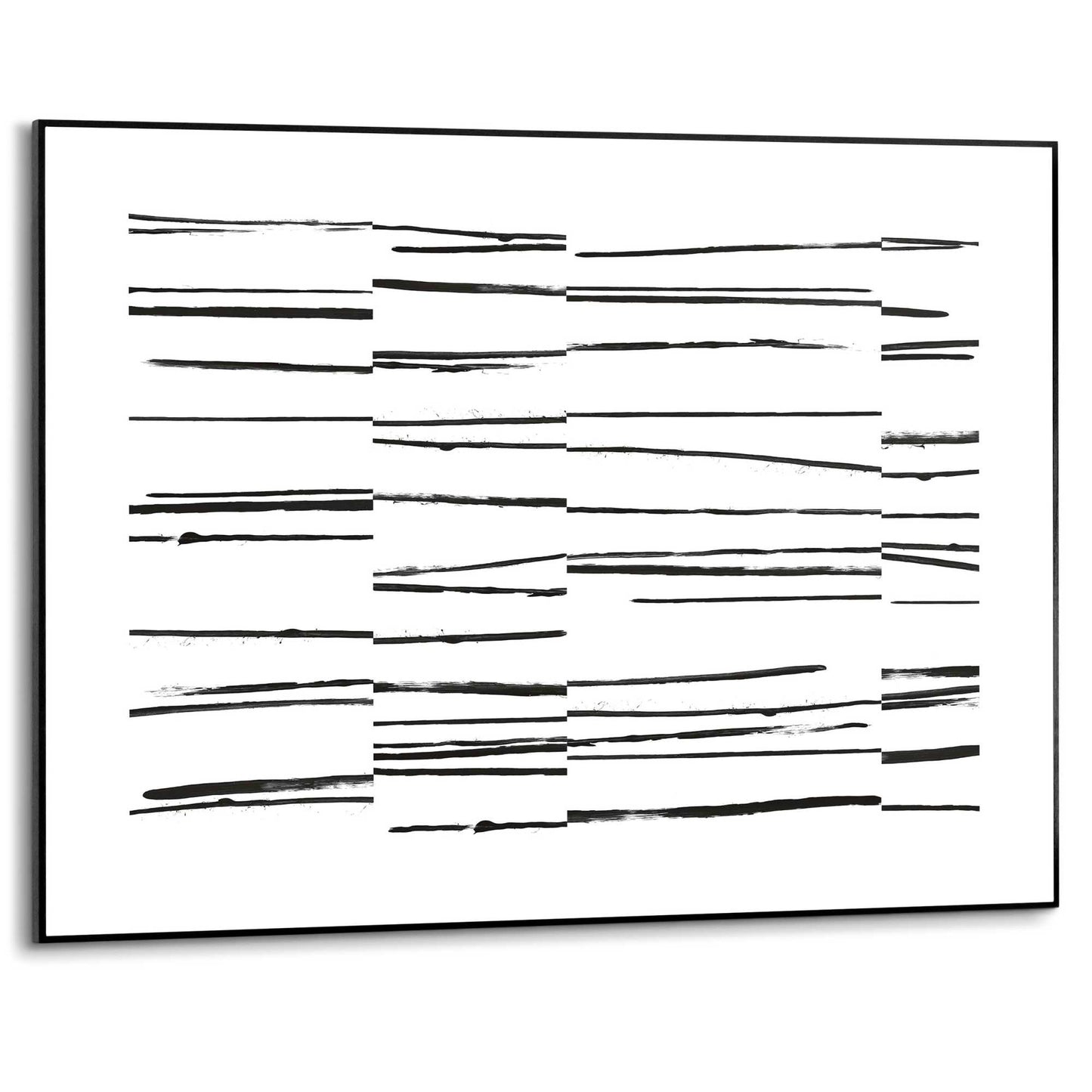 Framed in Black Thin Lines