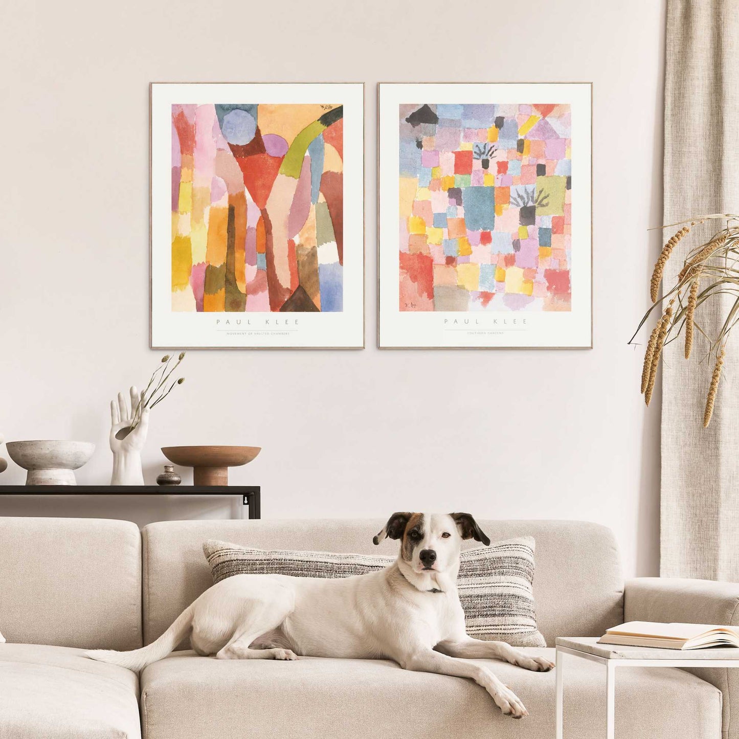 Framed in Wood Paul Klee - set II