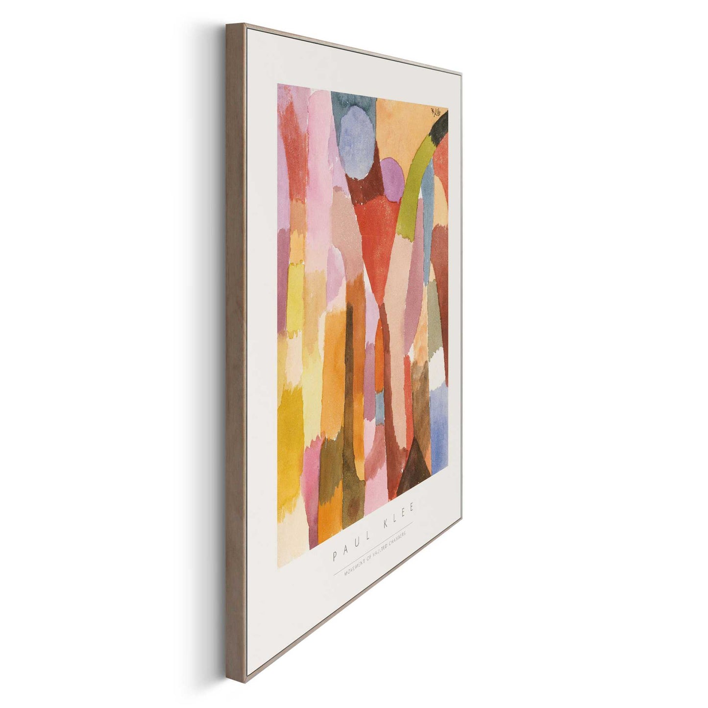 Framed in Wood Paul Klee - set II