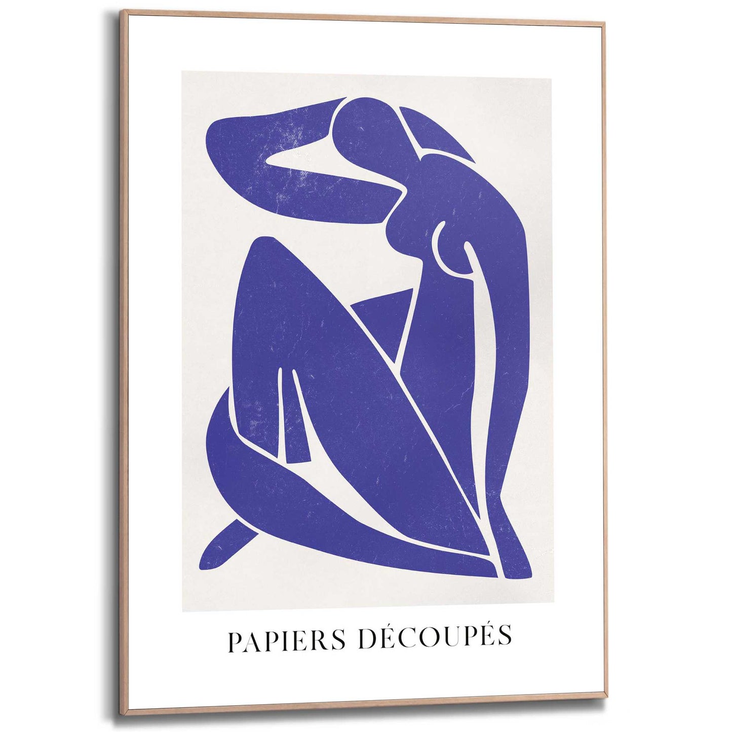 Framed in Wood Blue Wonder
