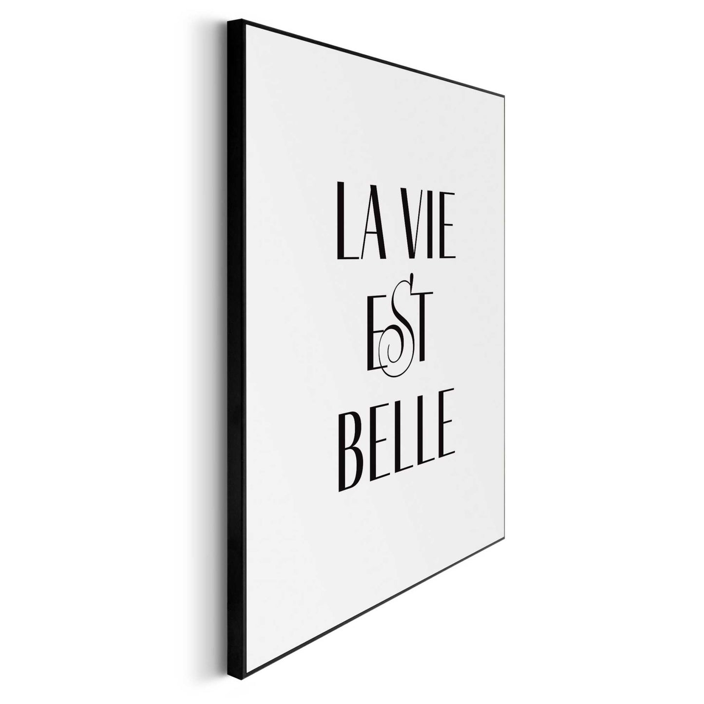 Framed in Black La Vie et Belle