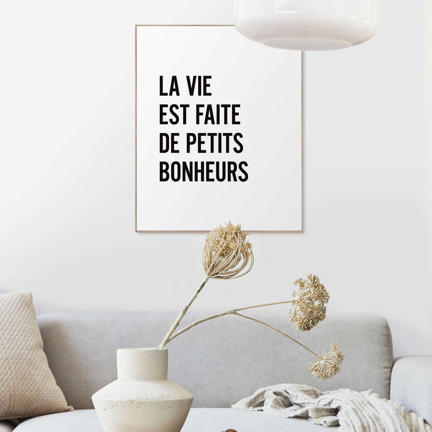 Framed in Wood Petits Bonheurs