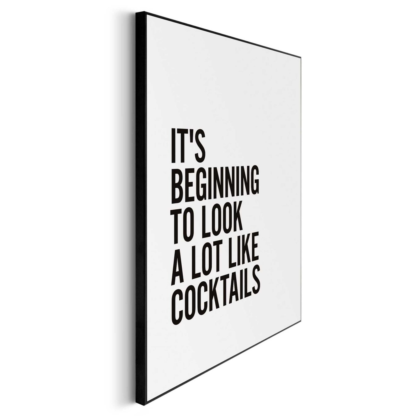 Framed in Black Like Cocktails