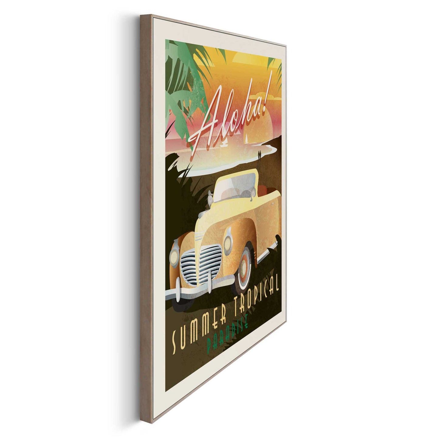 Framed in Wood Aloha Summer