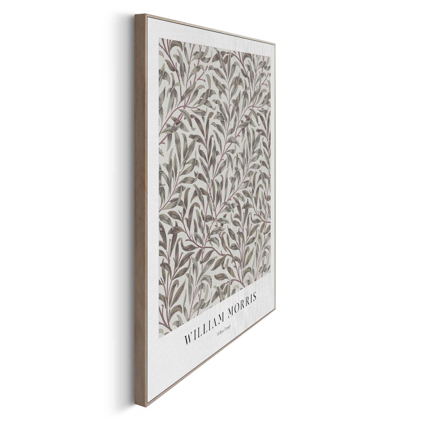 Framed in Wood William Morris - Soft Green 50x40