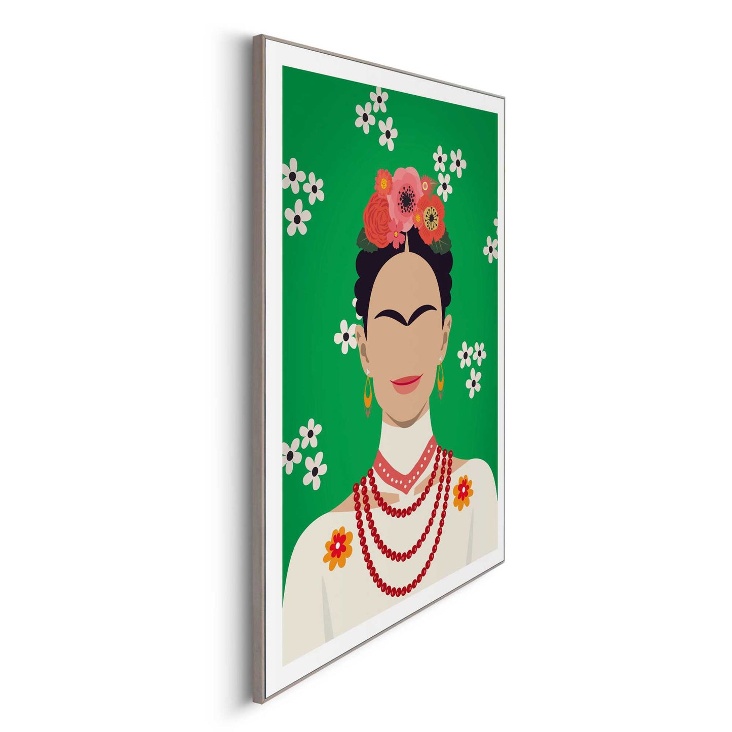 Framed in Wood Power Woman 70x50