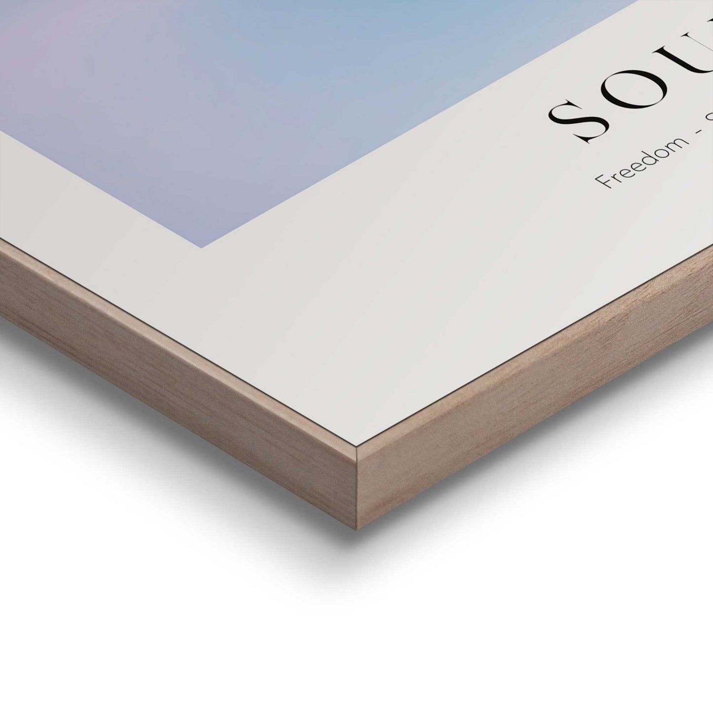 Framed in Wood Mindfulness Set