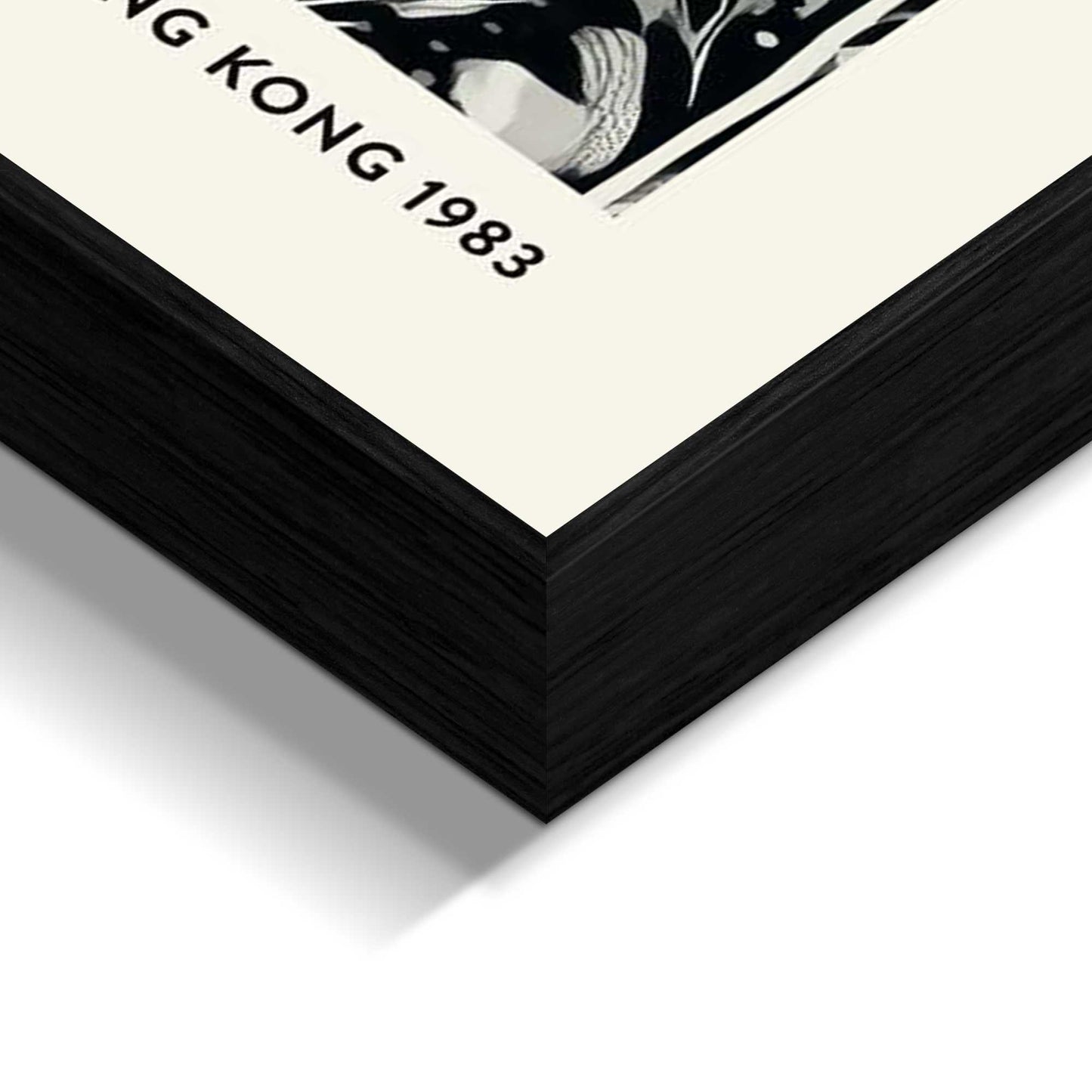 Wall Art Panel Yori Kasumi Studio - black and white flowers 30x90