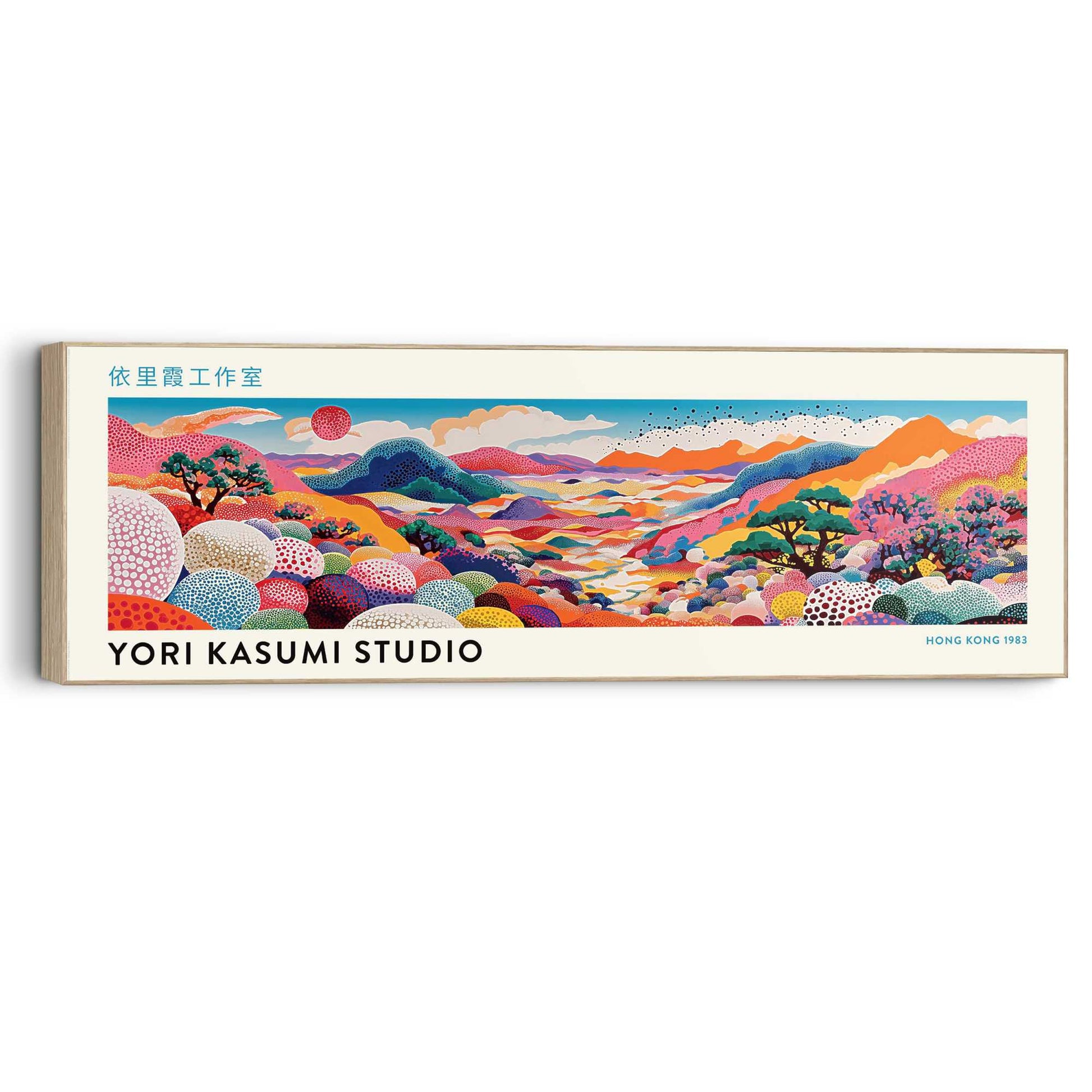 Wall Art Panel Yori Kasumi Studio - happy valley 30x90