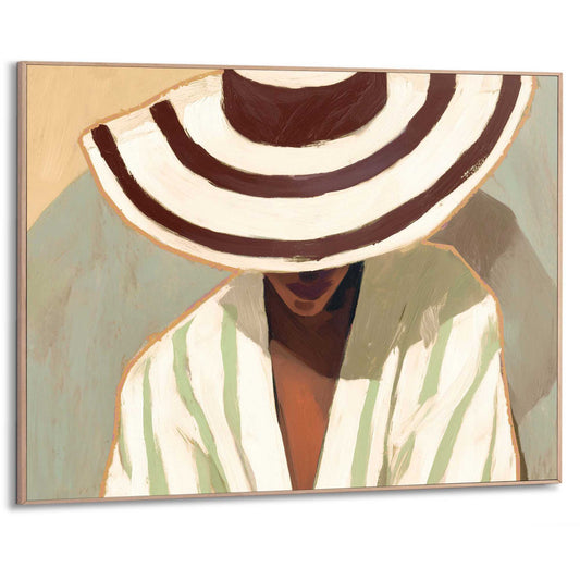 Framed Poster Sunny Summer Hat 50x70