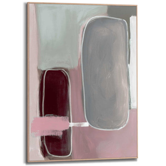 Framed Poster Balanced Abstract 70x50