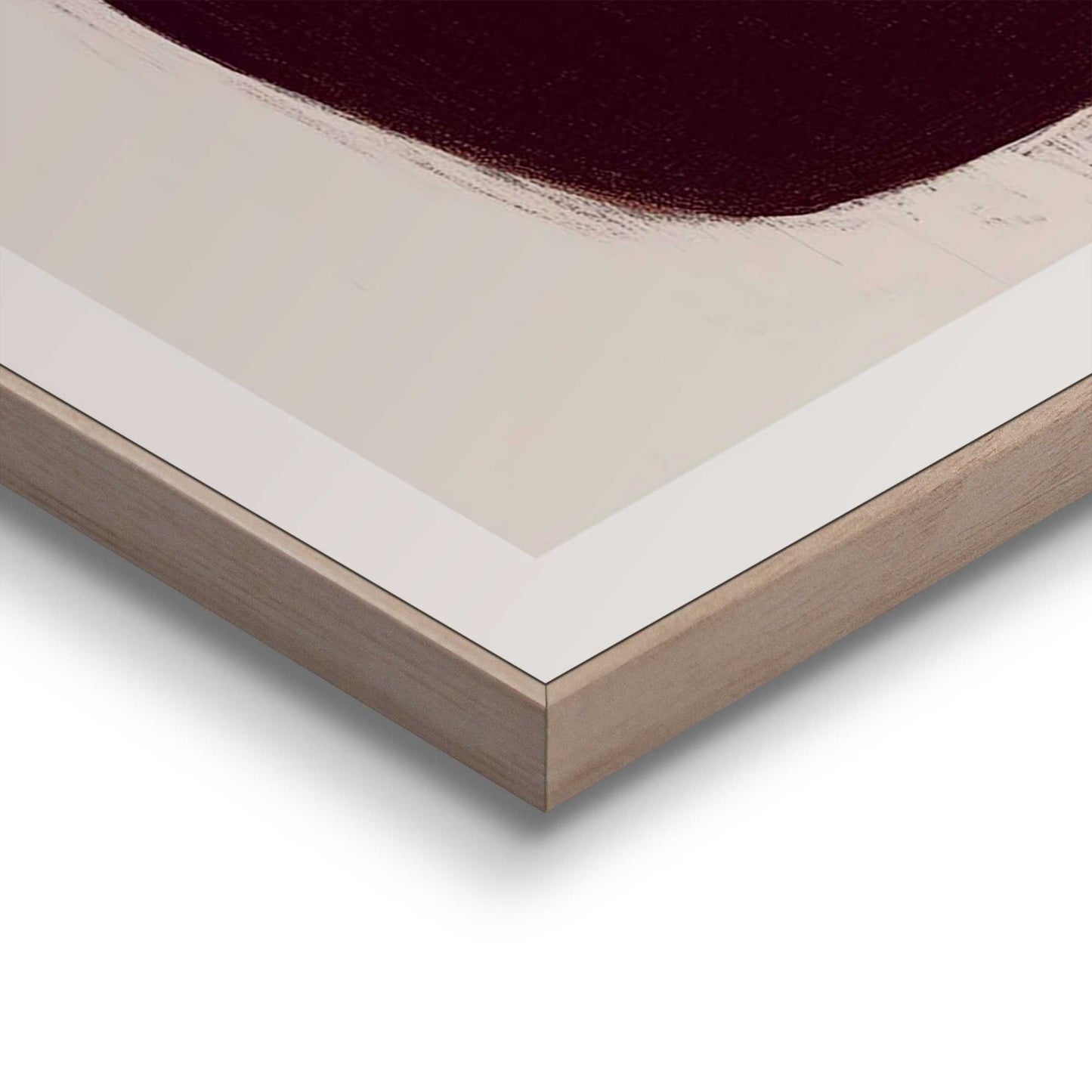 Framed Poster Esthetics Burgundy 70x50