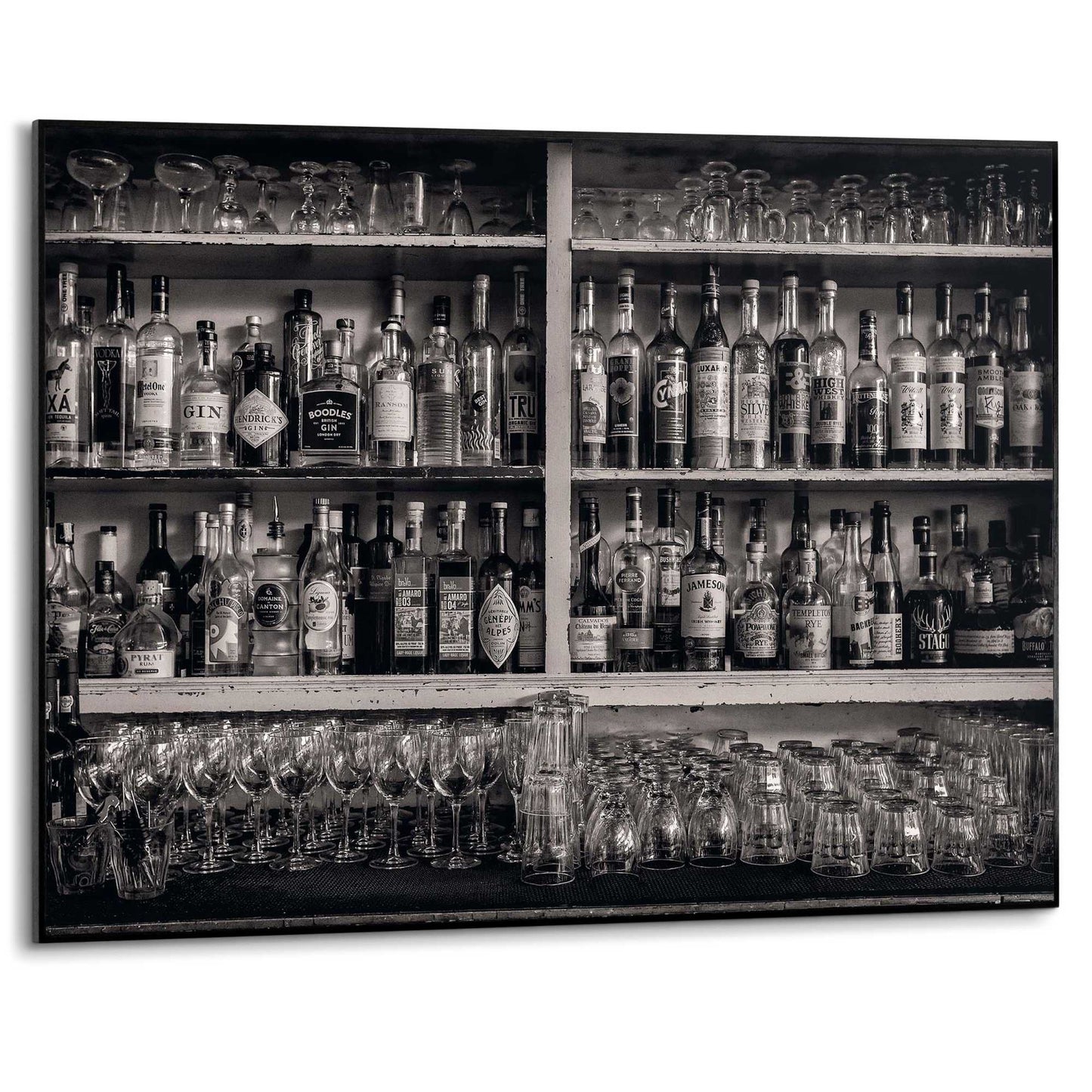 Framed Poster Vintage Bar 50x70