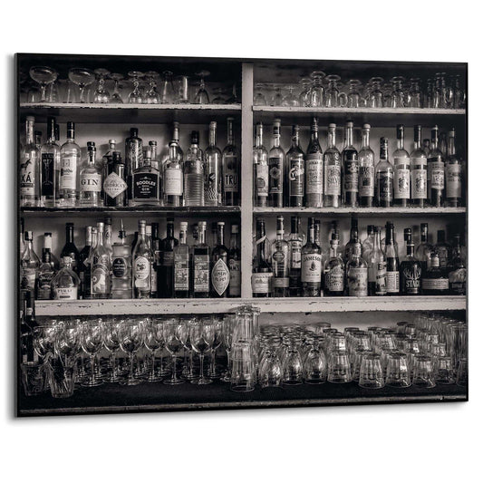 Framed Poster Vintage Bar 50x70