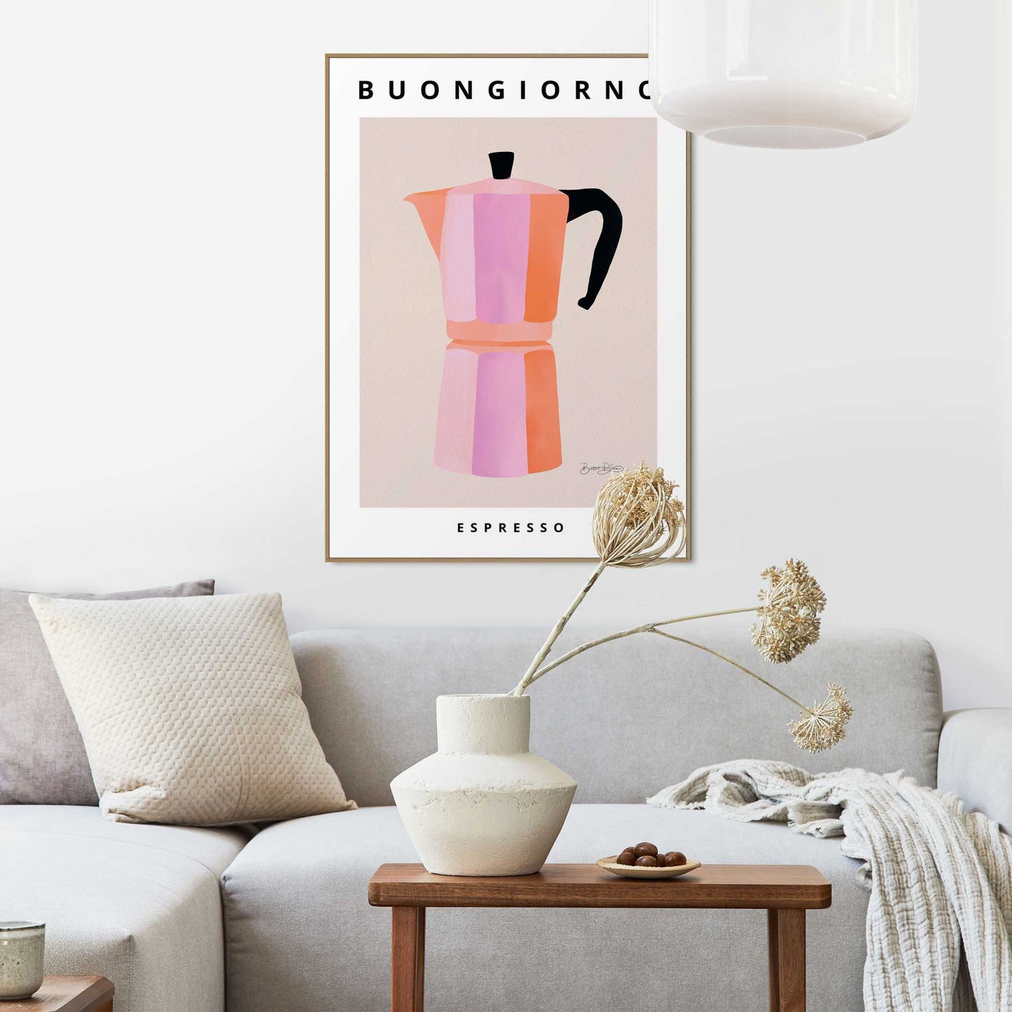 Framed Poster Espresso Lover 70x50