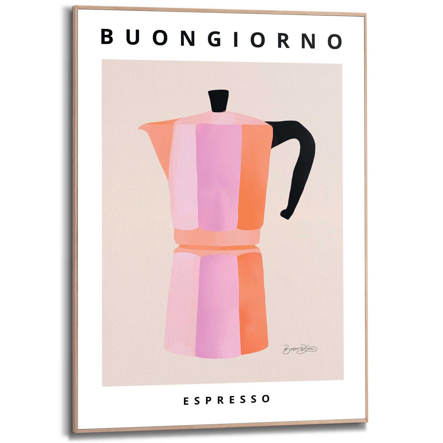 Framed Poster Espresso Lover 70x50