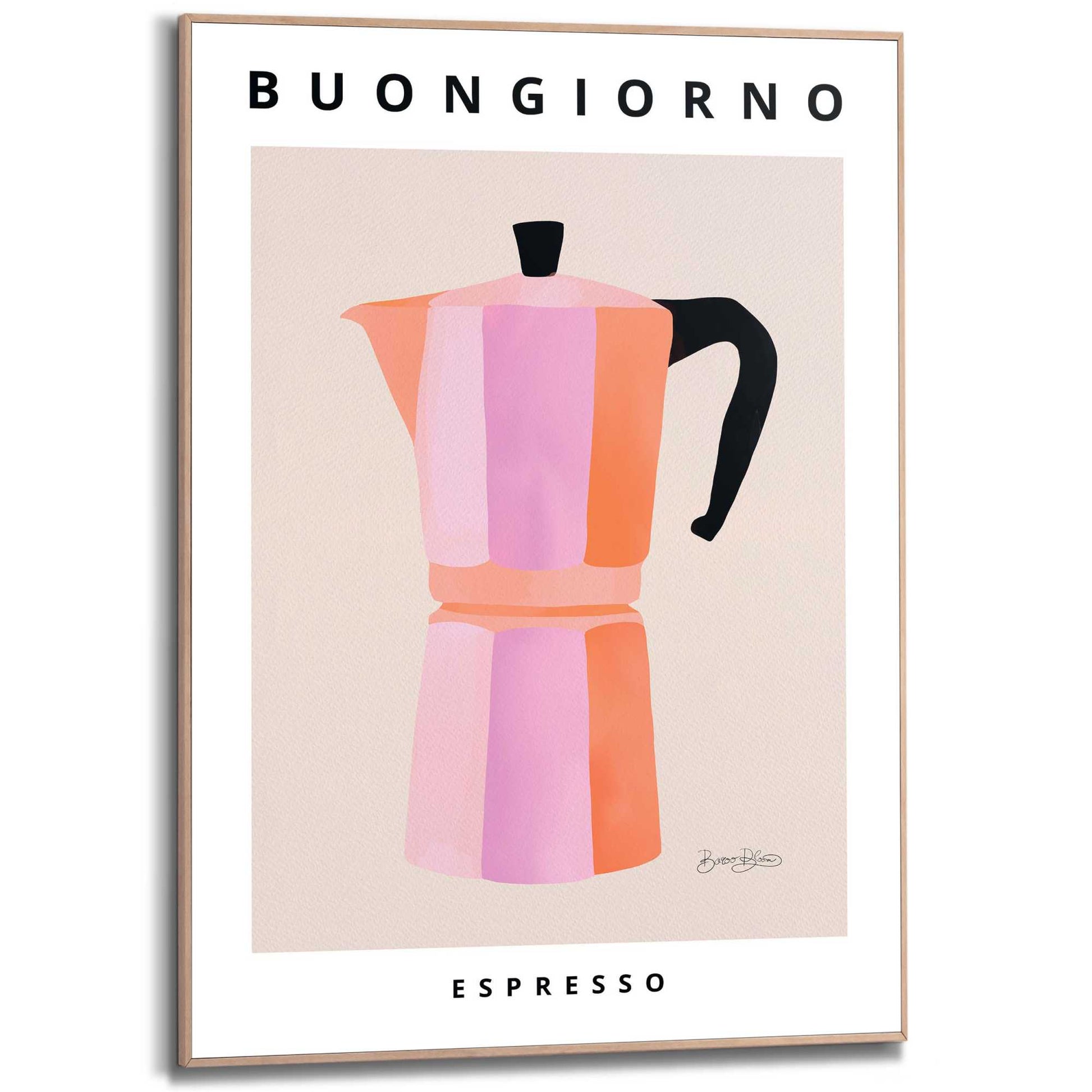 Framed Poster Espresso Lover 70x50