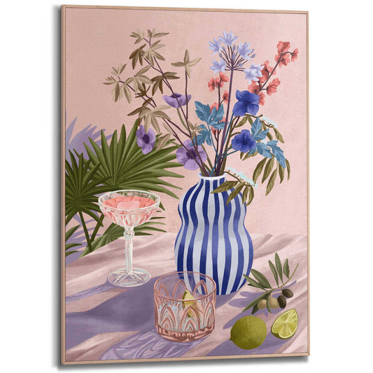 Framed Poster Lilac Summer 70x50