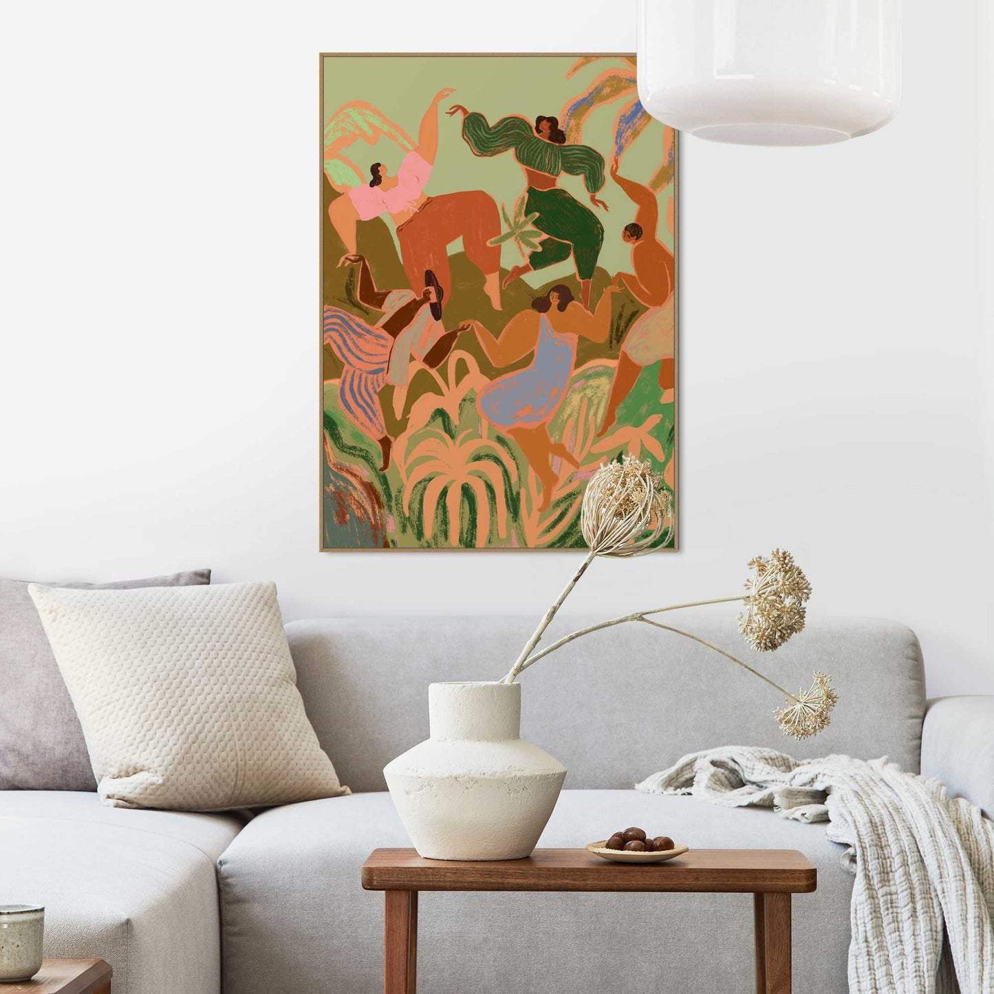 Framed Poster Tropical Dance 70x50