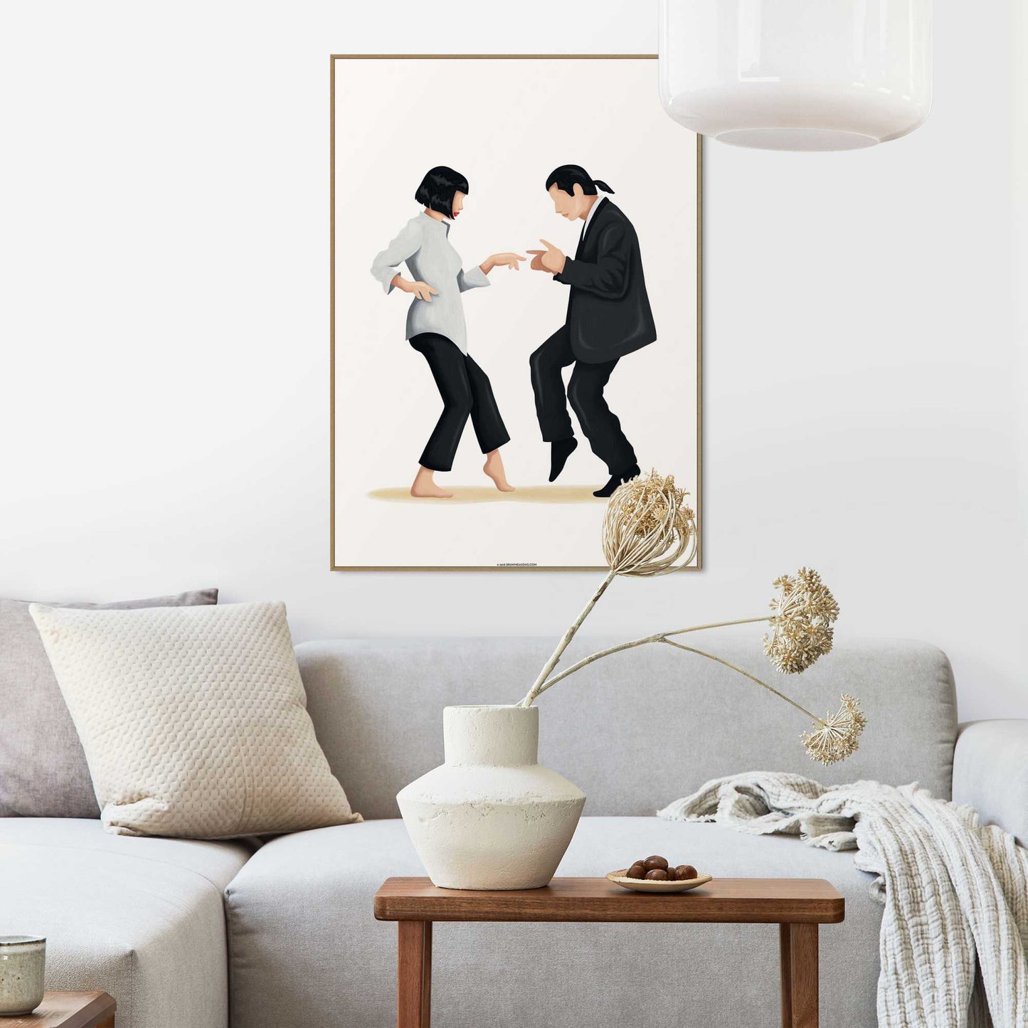 Framed Poster Midnight Twist 70x50