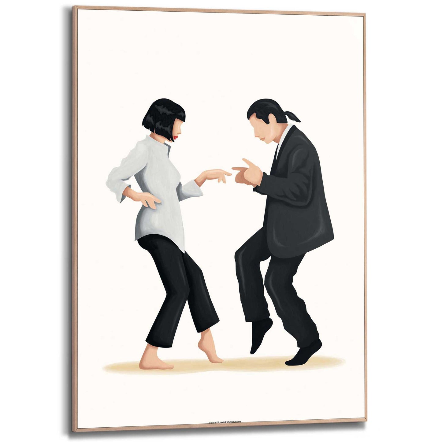 Framed Poster Midnight Twist 70x50