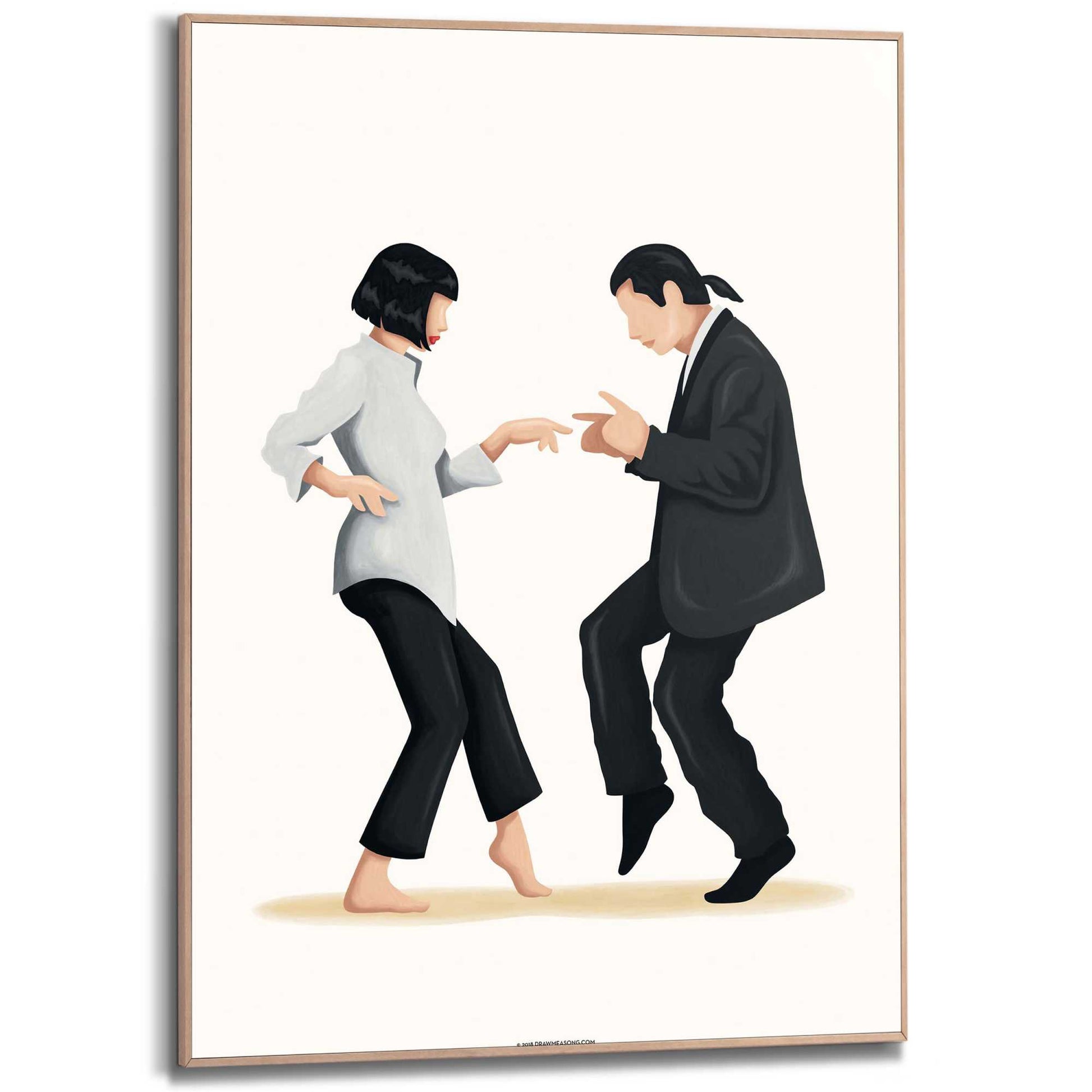 Framed Poster Midnight Twist 70x50
